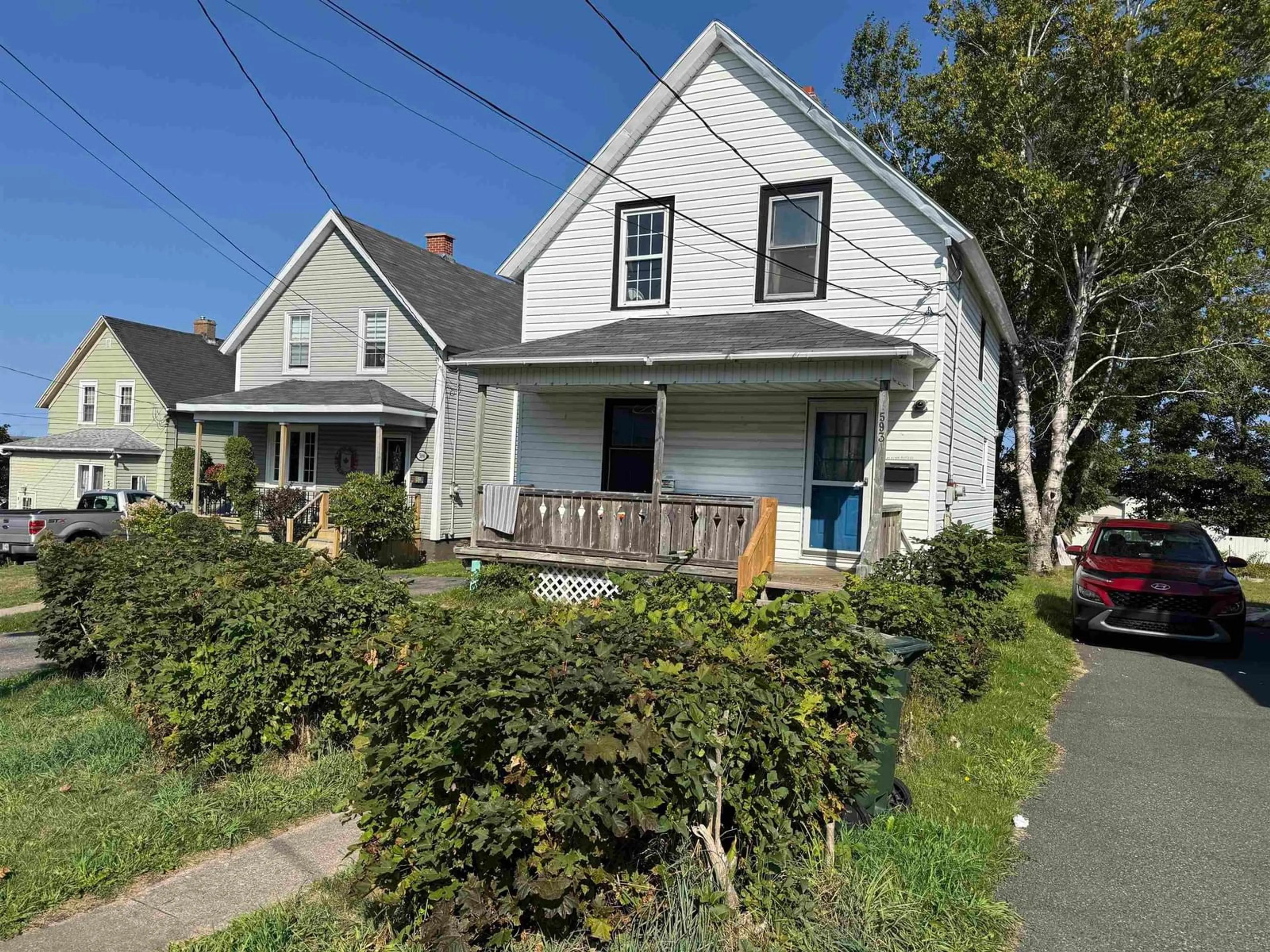A pic from outside/outdoor area/front of a property/back of a property/a pic from drone, street for 593 Upper Prince St, Sydney Nova Scotia B1P 5M3