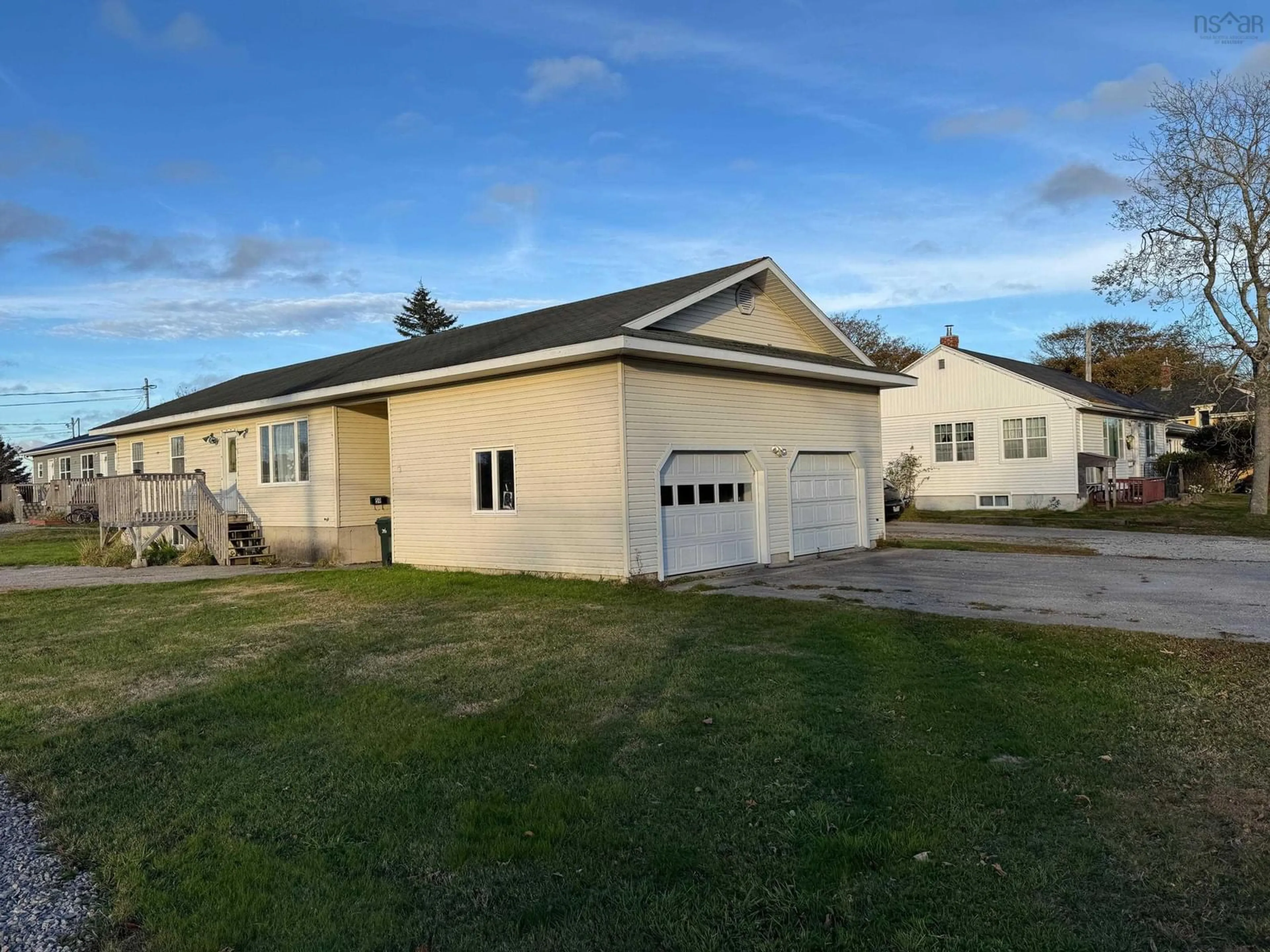 A pic from outside/outdoor area/front of a property/back of a property/a pic from drone, street for 59 Clements Ave, Yarmouth Nova Scotia B5A 2L8