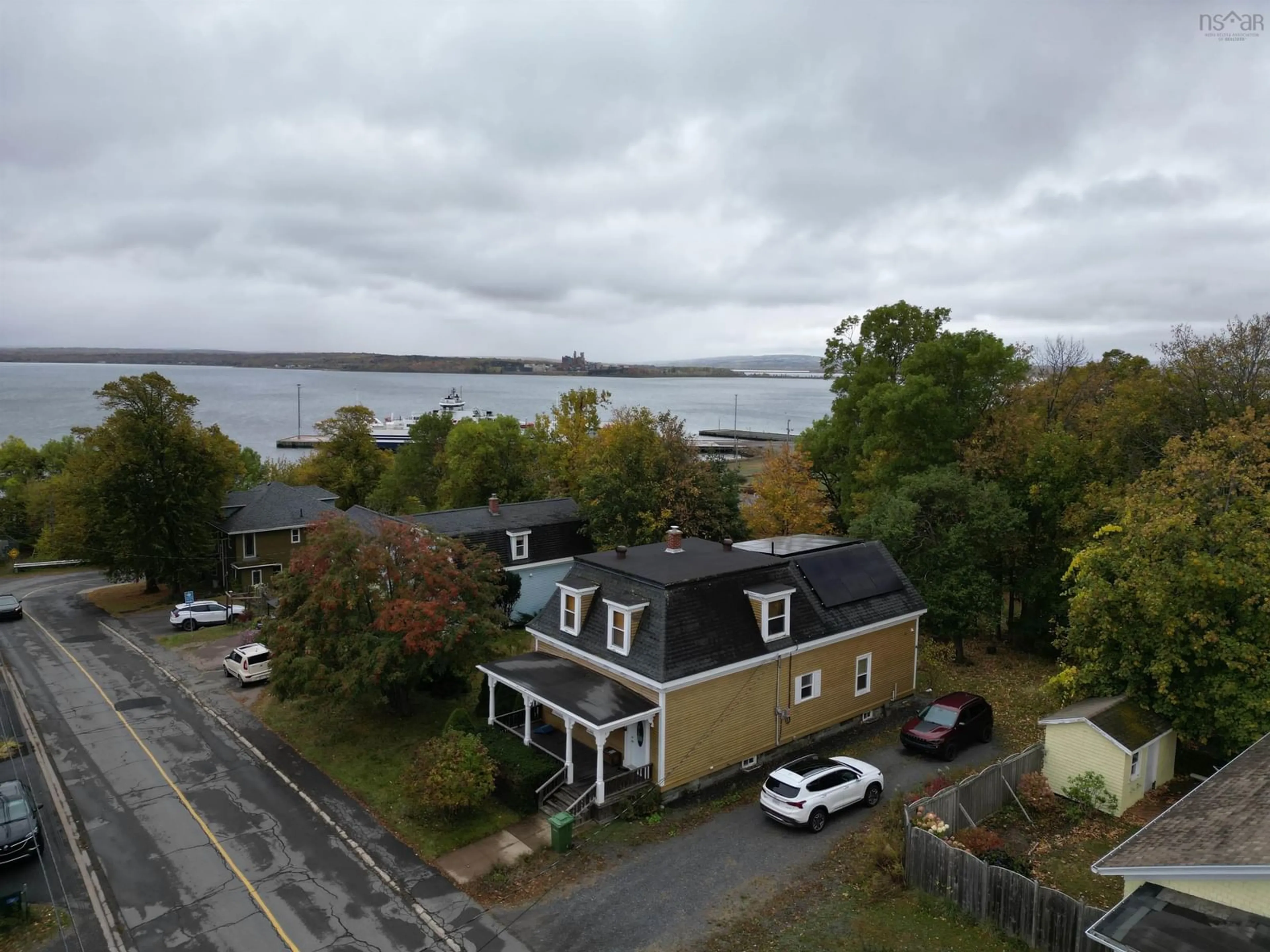 A pic from outside/outdoor area/front of a property/back of a property/a pic from drone, water/lake/river/ocean view for 89 Welsford St, Pictou Nova Scotia B0K 1H0