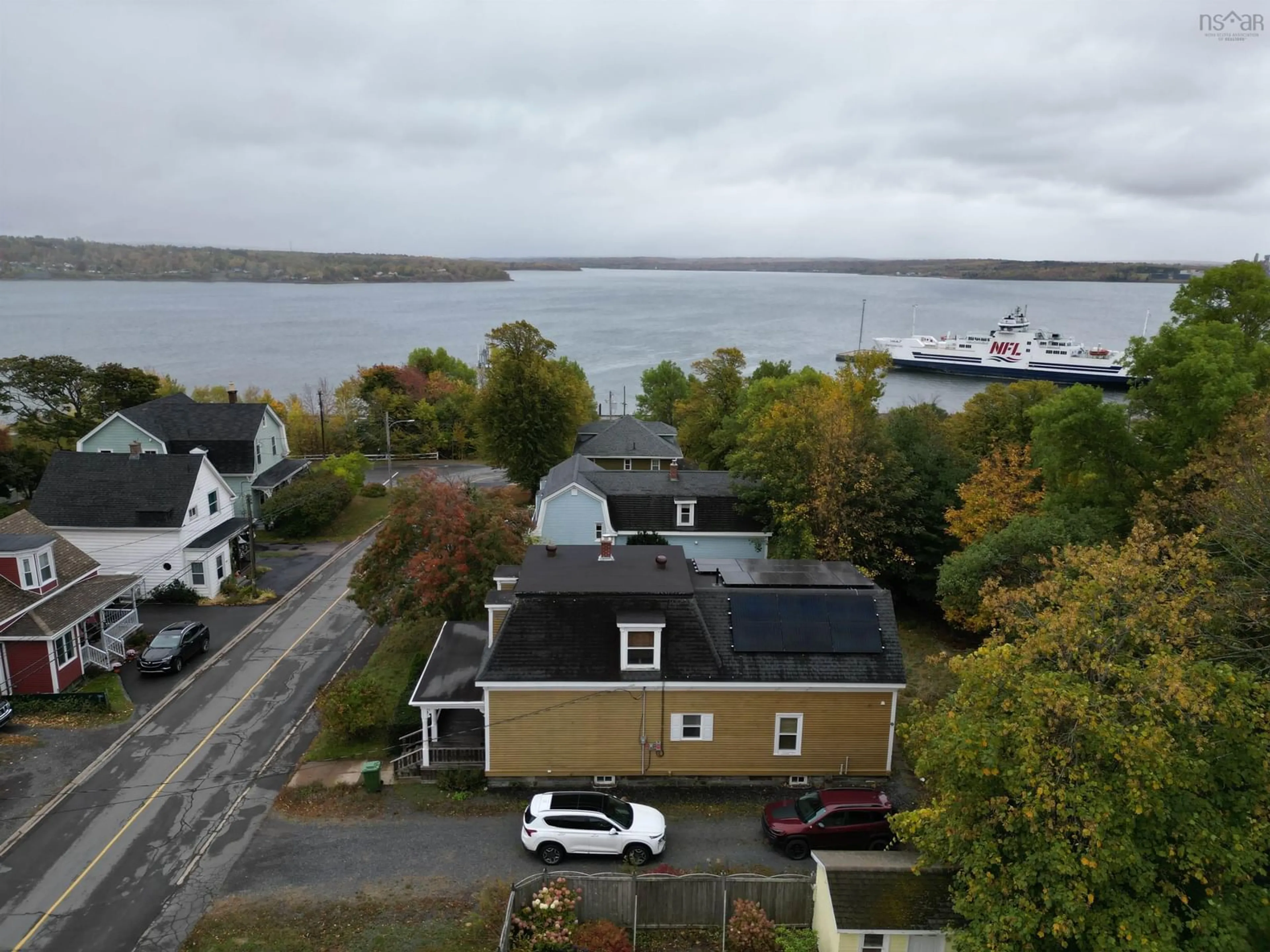 A pic from outside/outdoor area/front of a property/back of a property/a pic from drone, water/lake/river/ocean view for 89 Welsford St, Pictou Nova Scotia B0K 1H0