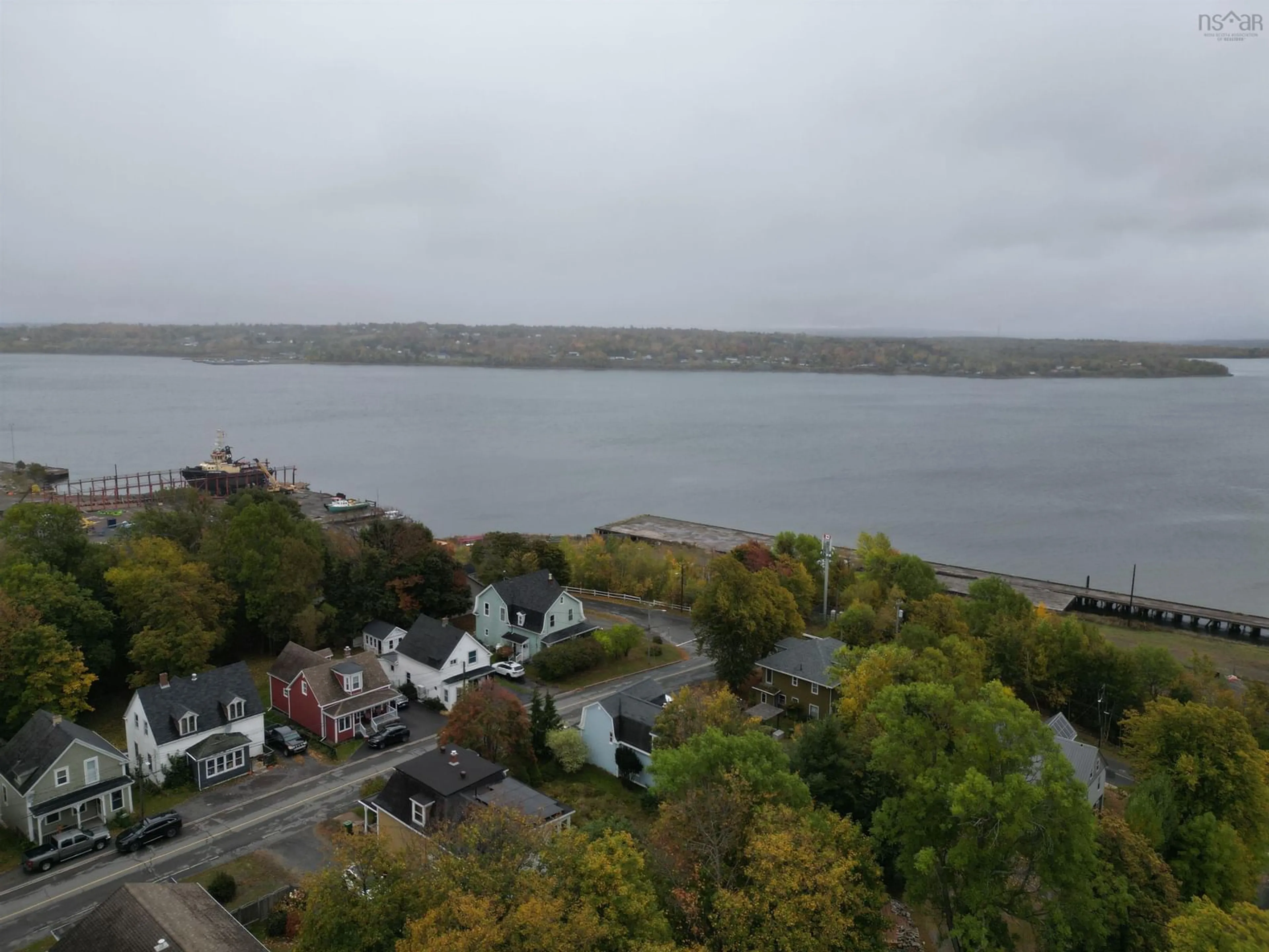 A pic from outside/outdoor area/front of a property/back of a property/a pic from drone, water/lake/river/ocean view for 89 Welsford St, Pictou Nova Scotia B0K 1H0