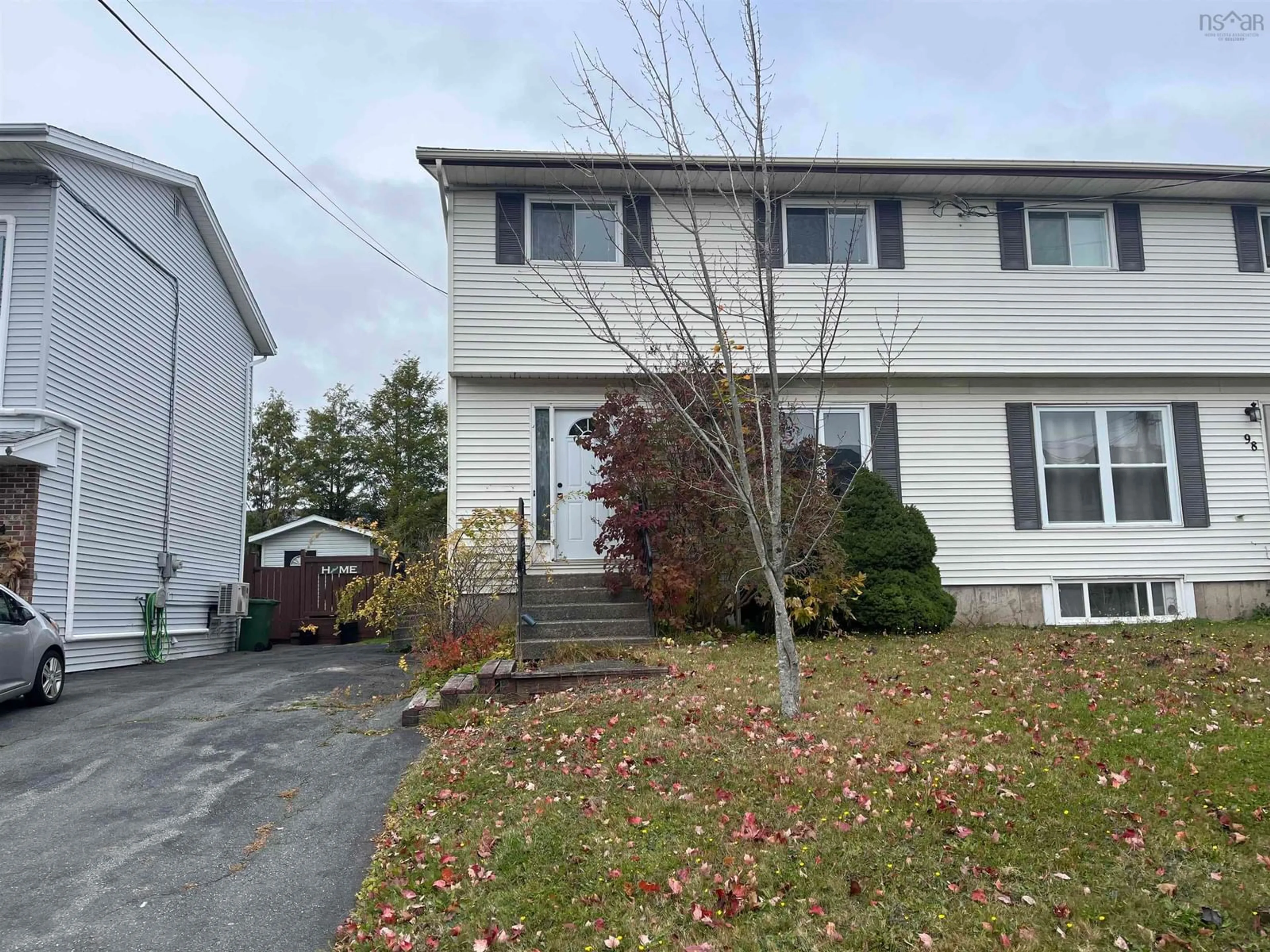 Home with vinyl exterior material, street for 96 Sami Dr, Lower Sackville Nova Scotia B4C 3S7