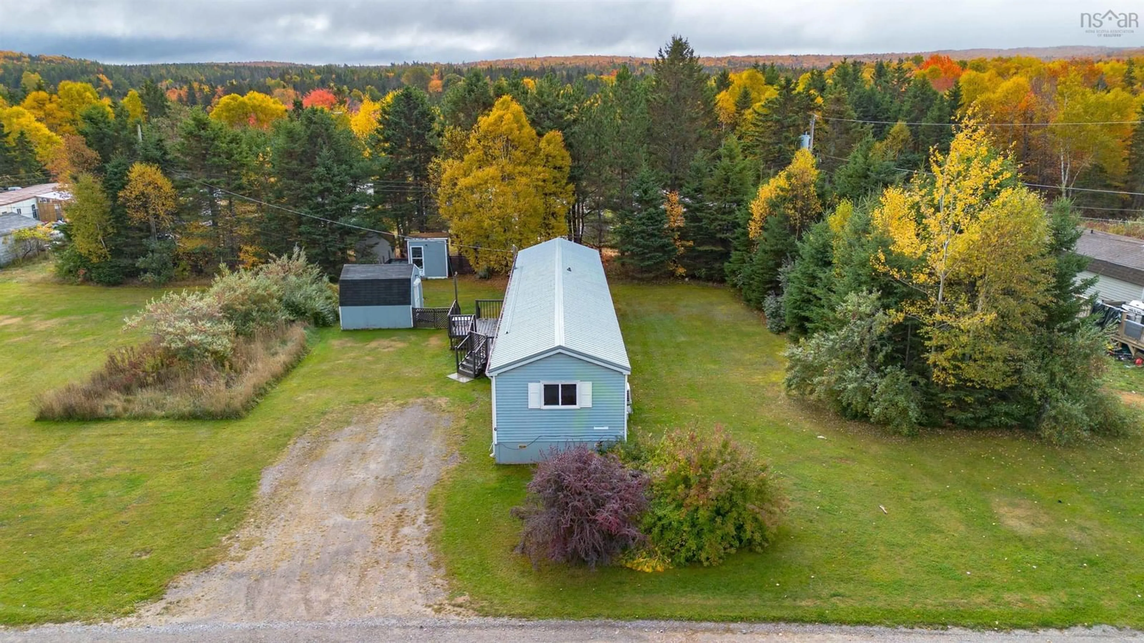 A pic from outside/outdoor area/front of a property/back of a property/a pic from drone, unknown for 6 Second St, Northside East Bay Nova Scotia B1J 1B4