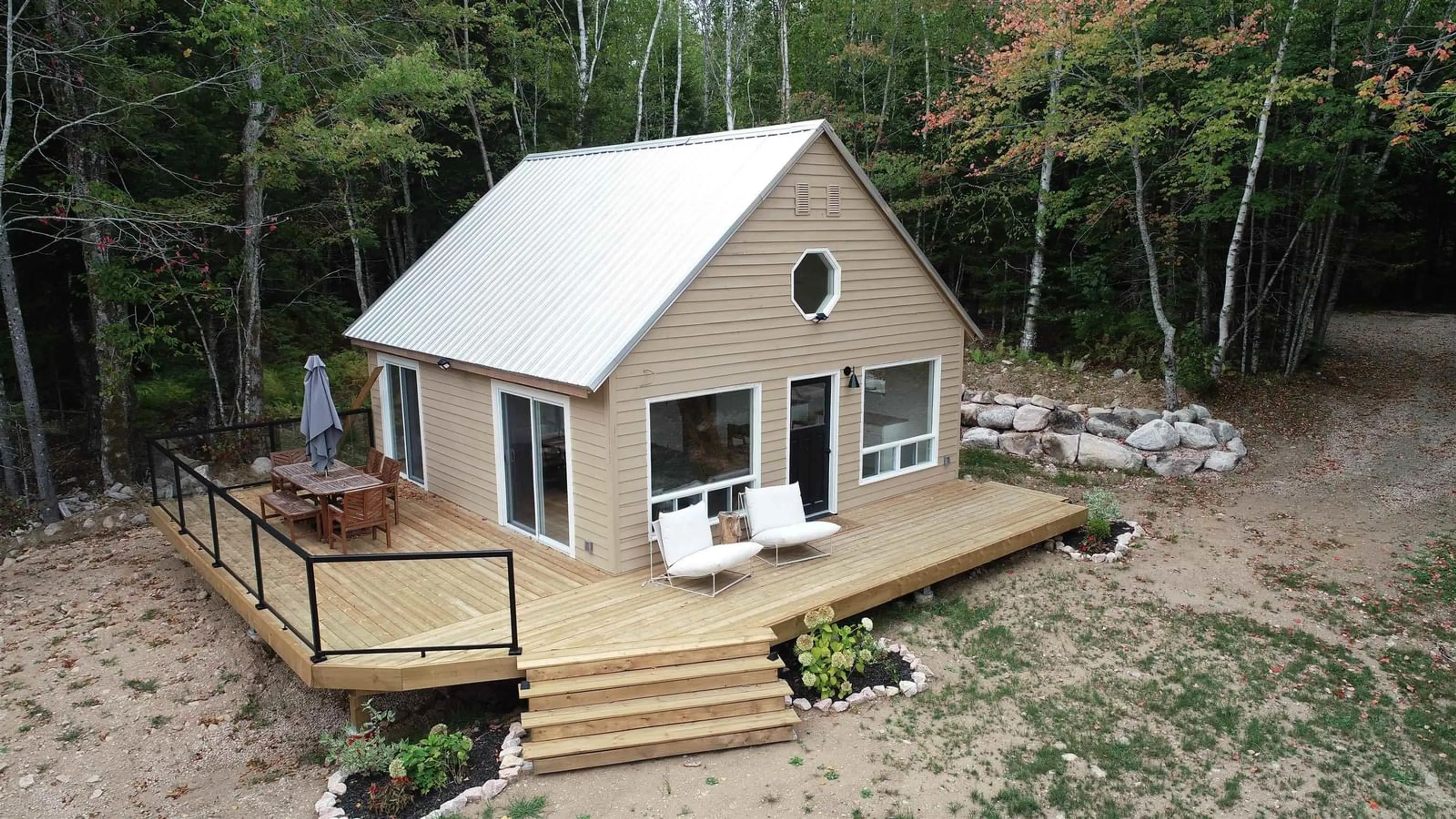 A pic from outside/outdoor area/front of a property/back of a property/a pic from drone, unknown for 215 Otter Lake Lane, East Dalhousie Nova Scotia B0R 1H0