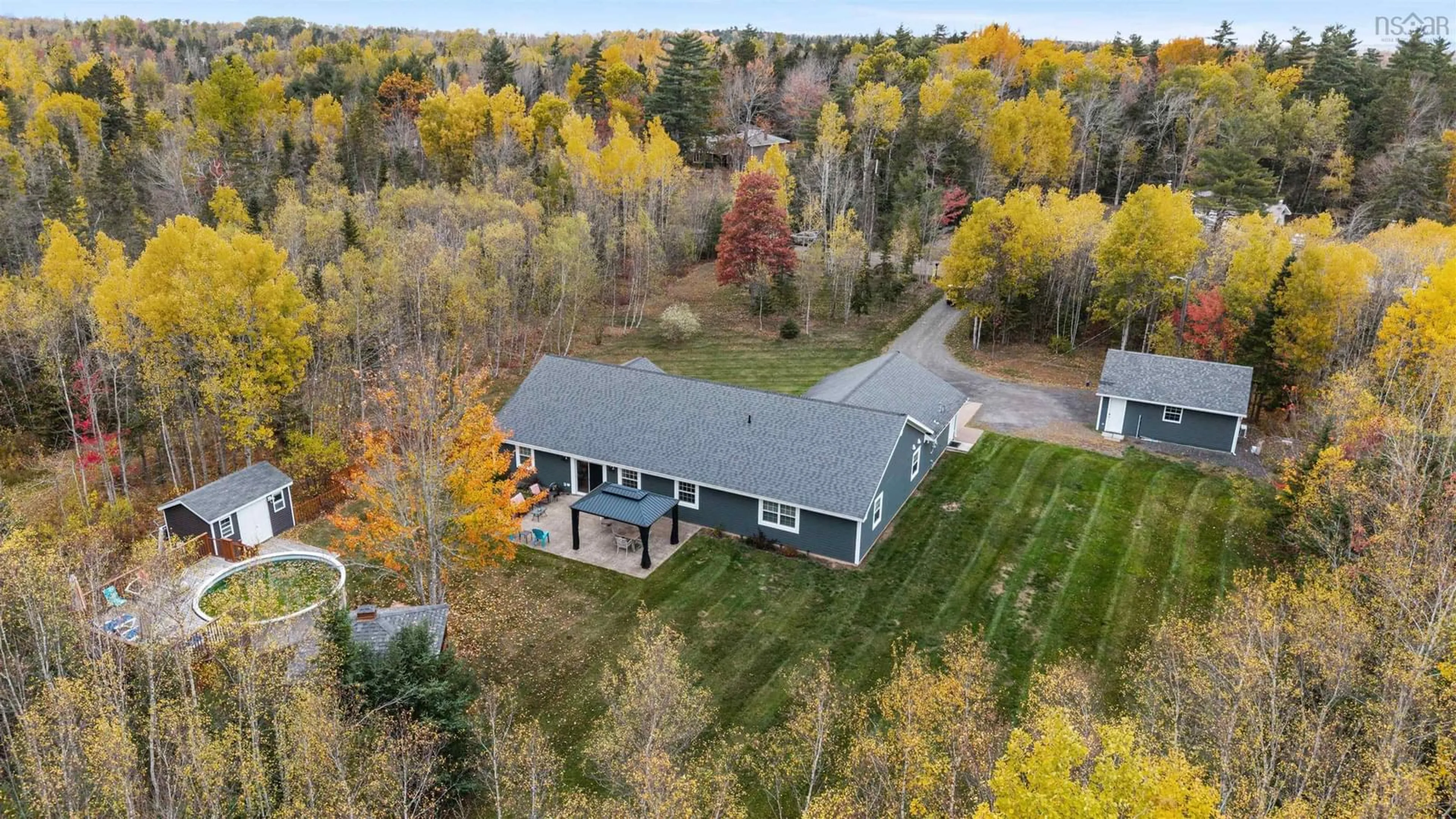 A pic from outside/outdoor area/front of a property/back of a property/a pic from drone, unknown for 199 Sylvester Rd, Sylvester Nova Scotia B0K 2A0