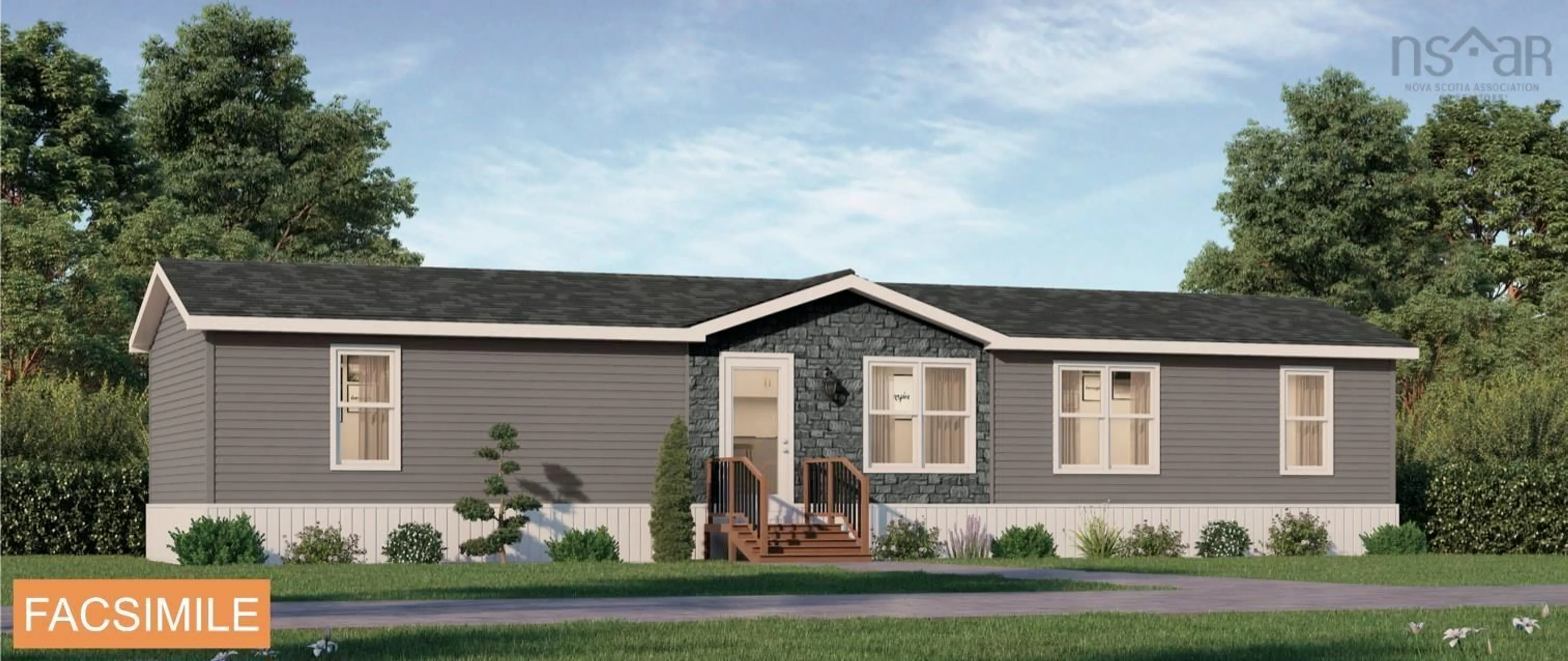 Home with vinyl exterior material, street for 4 Pebble Lane, West St. Andrews Nova Scotia B0N 2J0