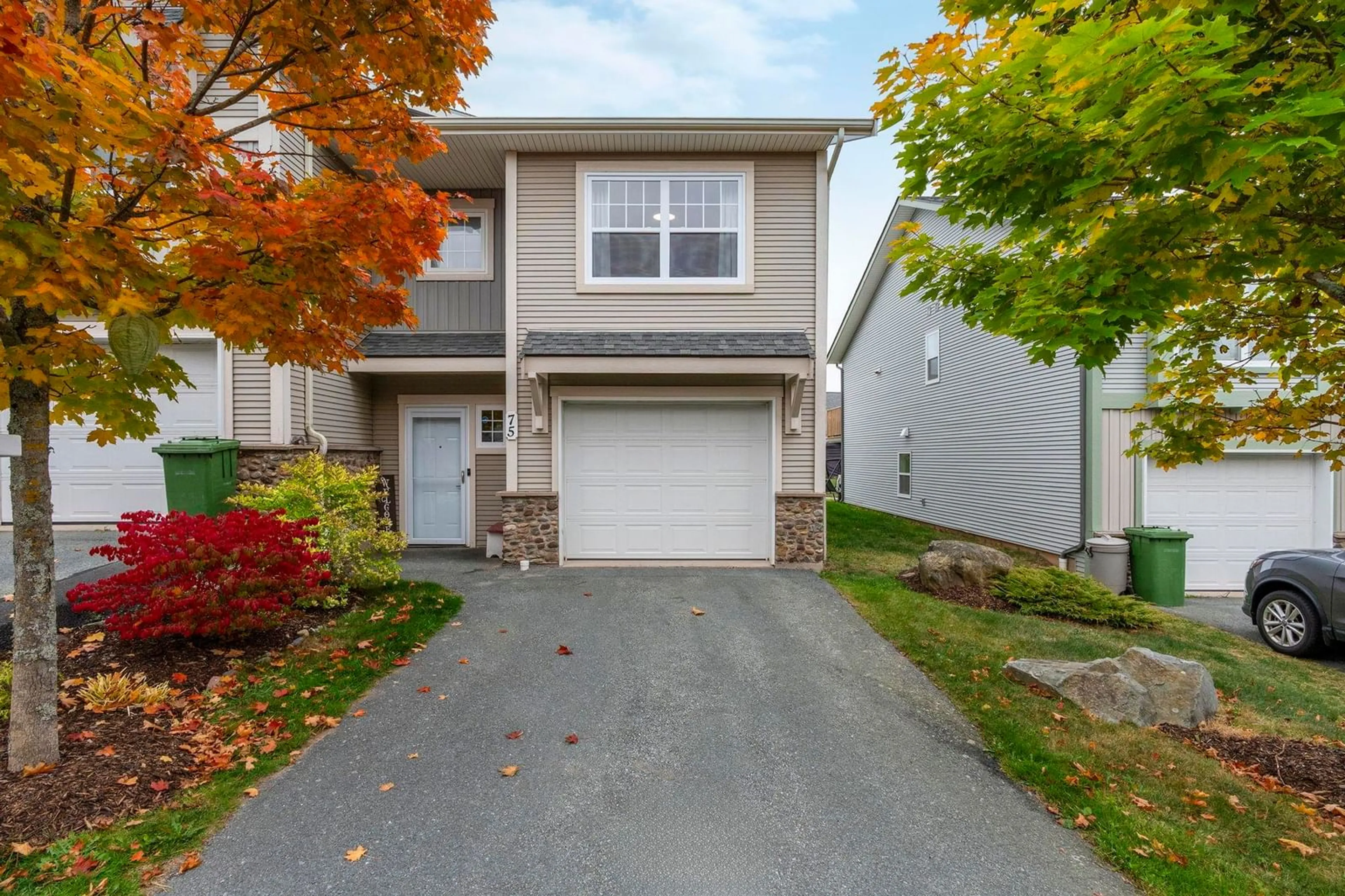 Home with vinyl exterior material, street for 75 Sailors Trail, Eastern Passage Nova Scotia B3G 0A2