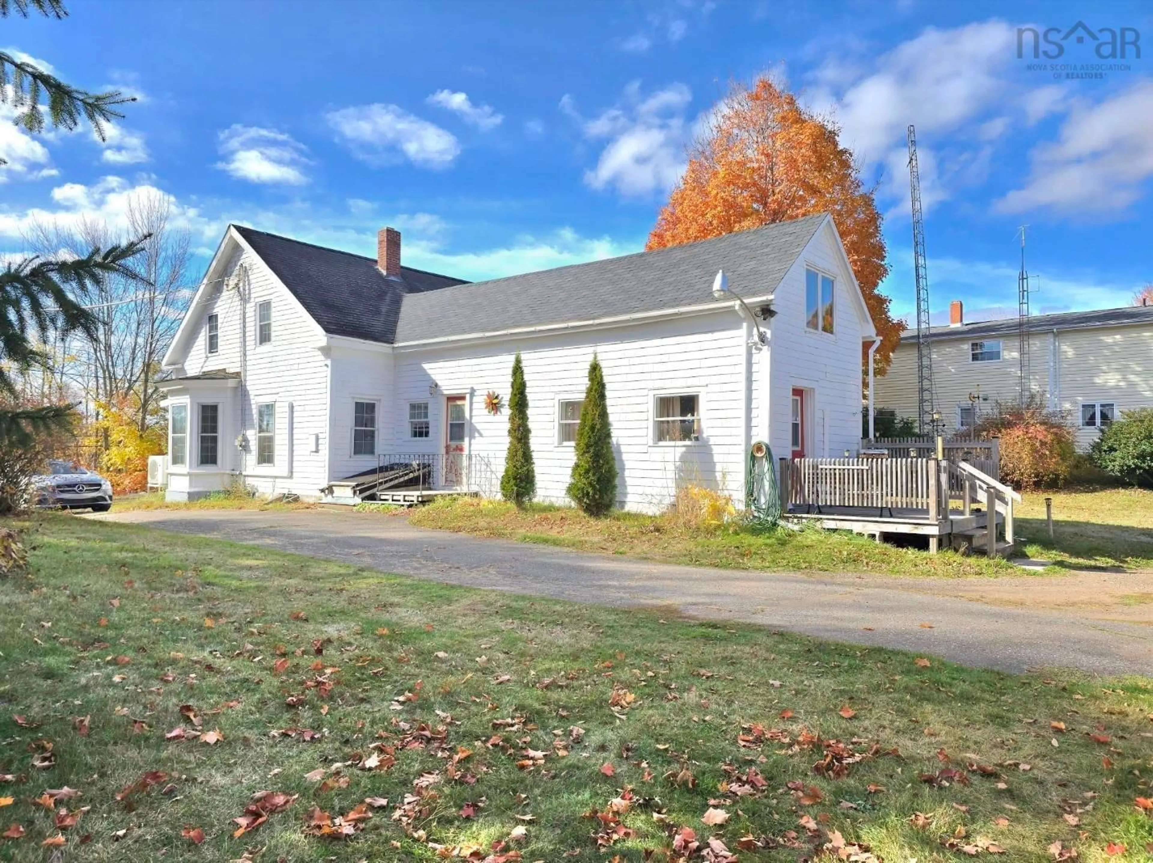A pic from outside/outdoor area/front of a property/back of a property/a pic from drone, street for 8921 221 Hwy, Sheffield Mills Nova Scotia B0P 1H0