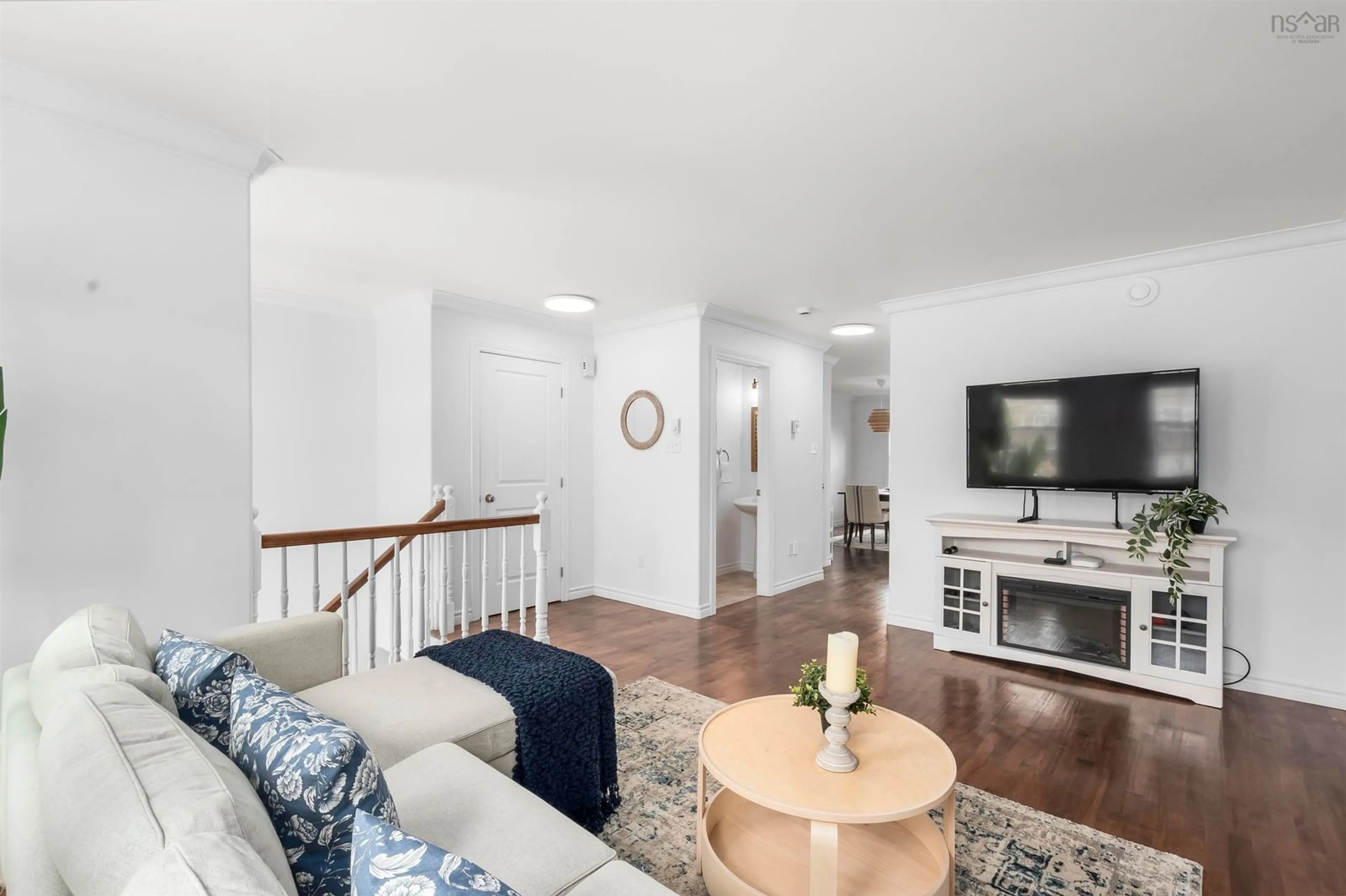 Living room with furniture, unknown for 5 Brigadier Crt, Halifax Nova Scotia B3M 4Y4