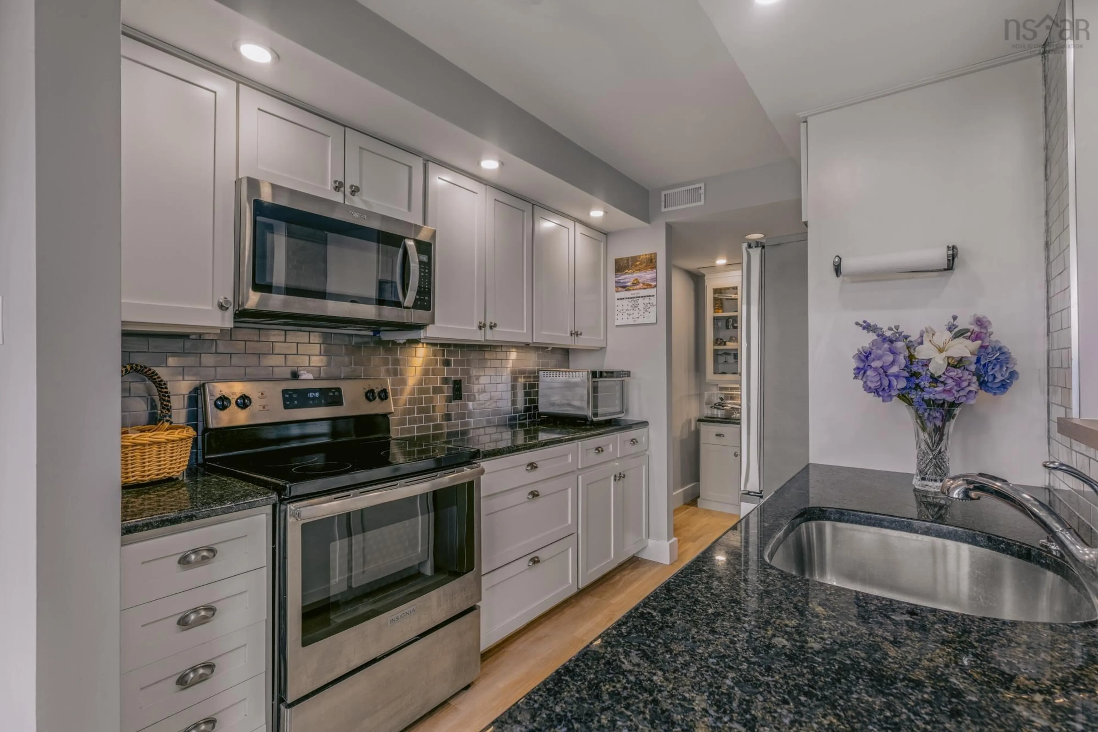 Open concept kitchen, ceramic/tile floor for 45 Vimy Avenue #216, Halifax Nova Scotia B3M 4C5