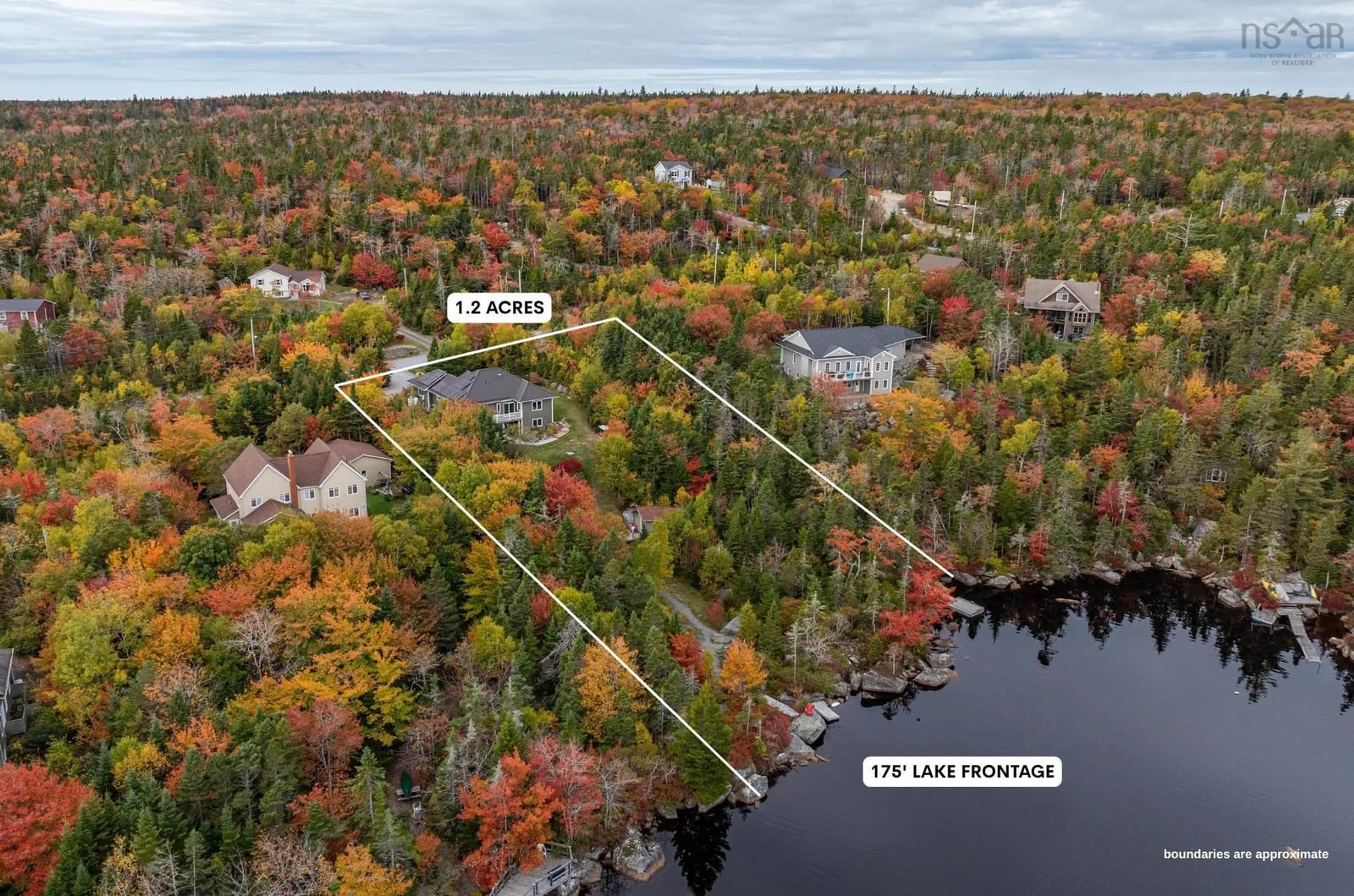 A pic from outside/outdoor area/front of a property/back of a property/a pic from drone, water/lake/river/ocean view for 123 Sarah Ingraham Dr, Williamswood Nova Scotia B3V 1N9