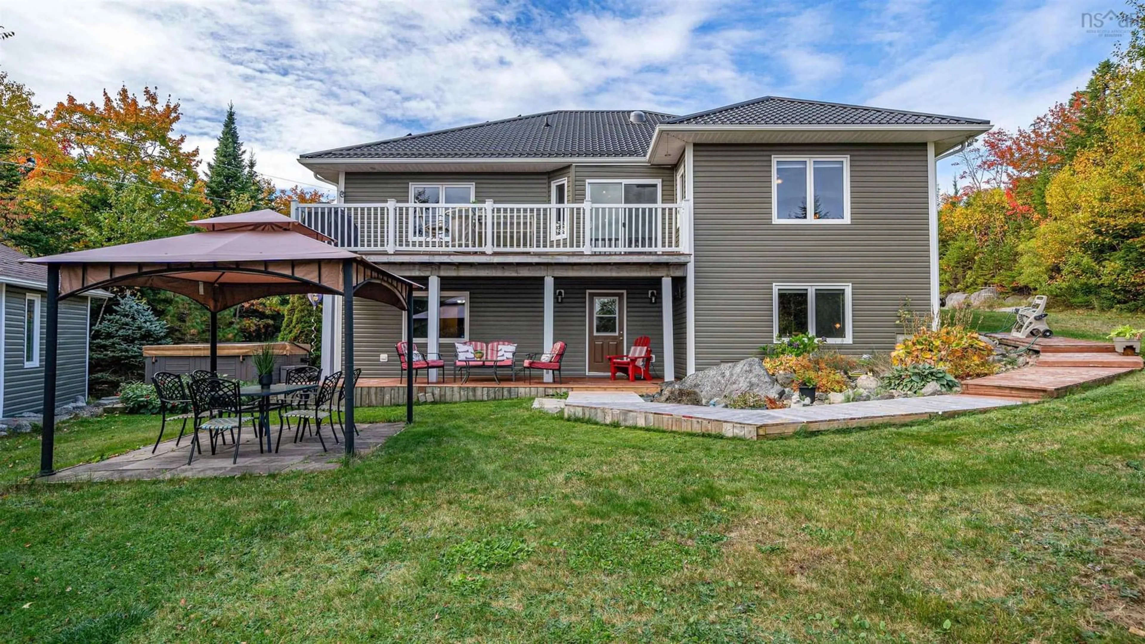 Patio, water/lake/river/ocean view for 123 Sarah Ingraham Dr, Williamswood Nova Scotia B3V 1N9