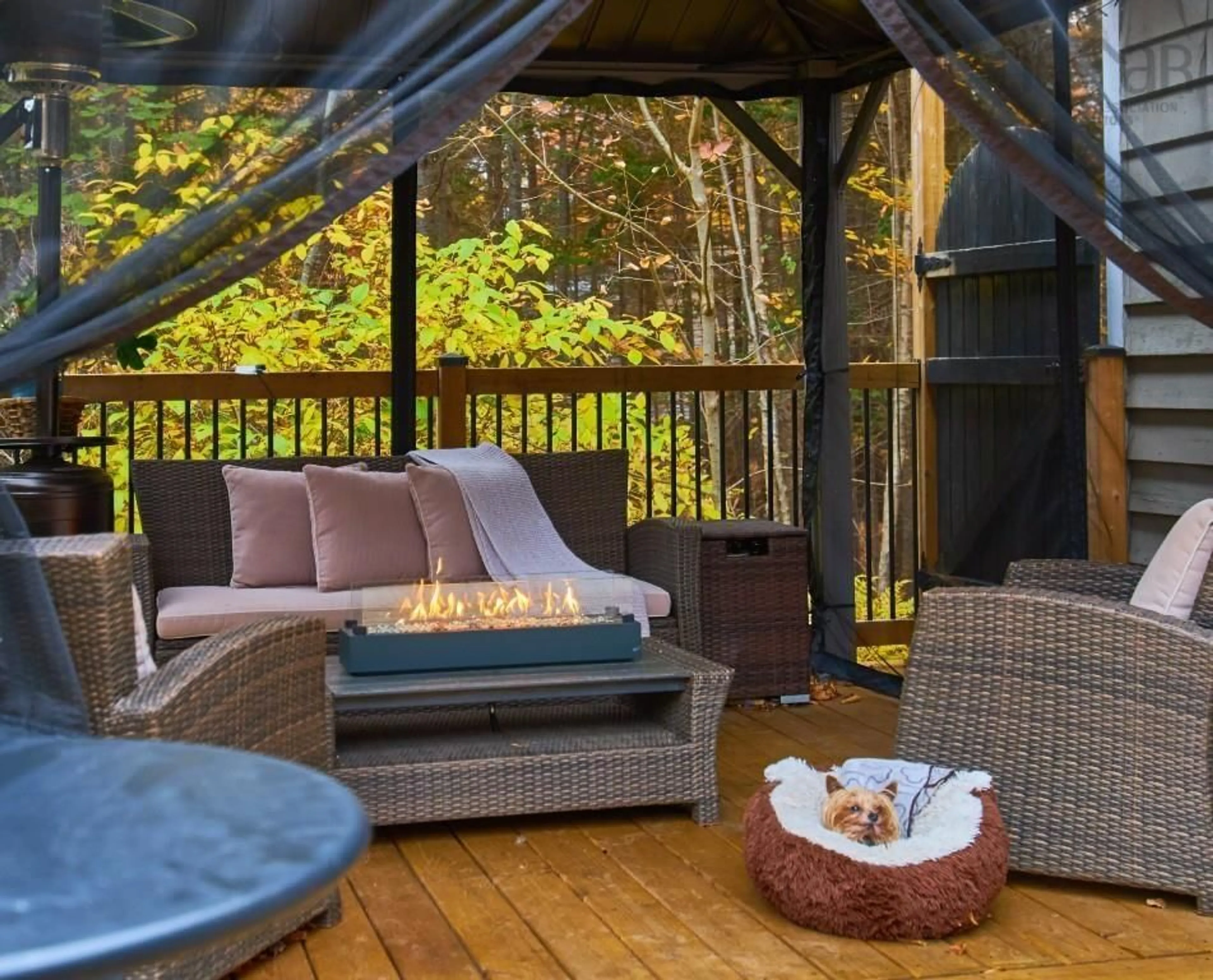Patio, forest/trees view for 9 Carriage Road, Windsor Junction Nova Scotia B2T 1H4