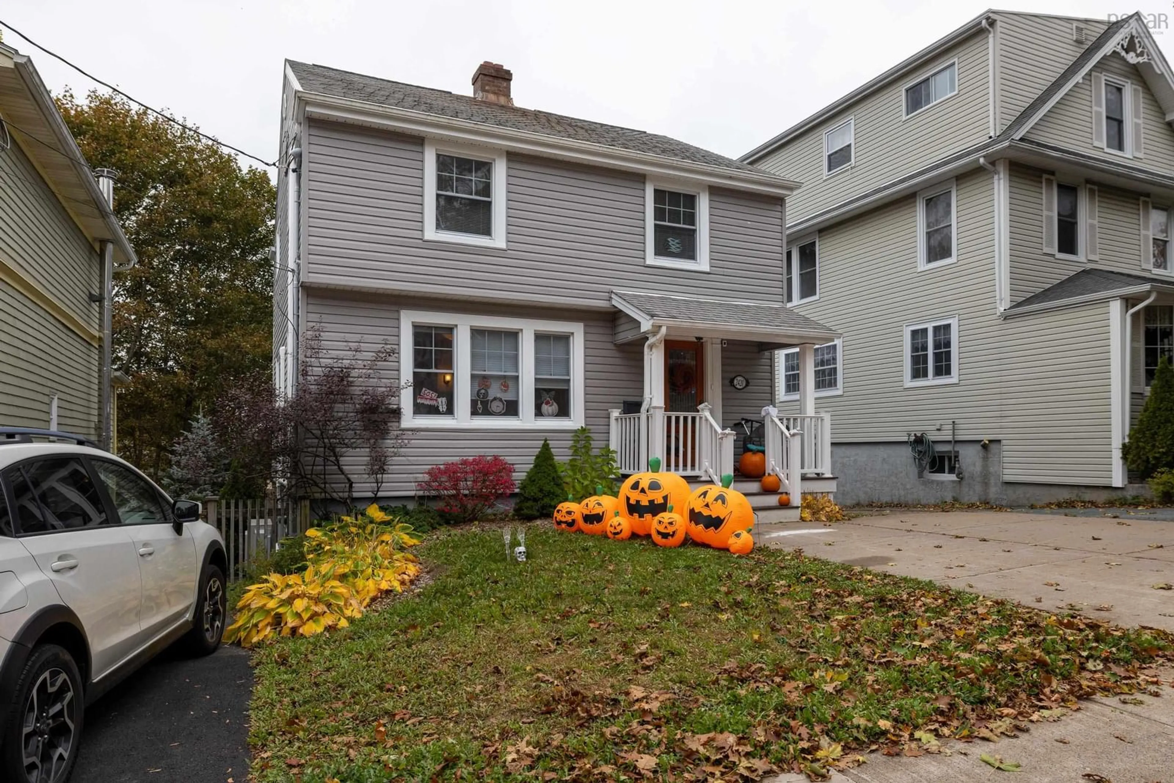 Home with vinyl exterior material, street for 2420 Westmount St, Halifax Nova Scotia B3L 3G6