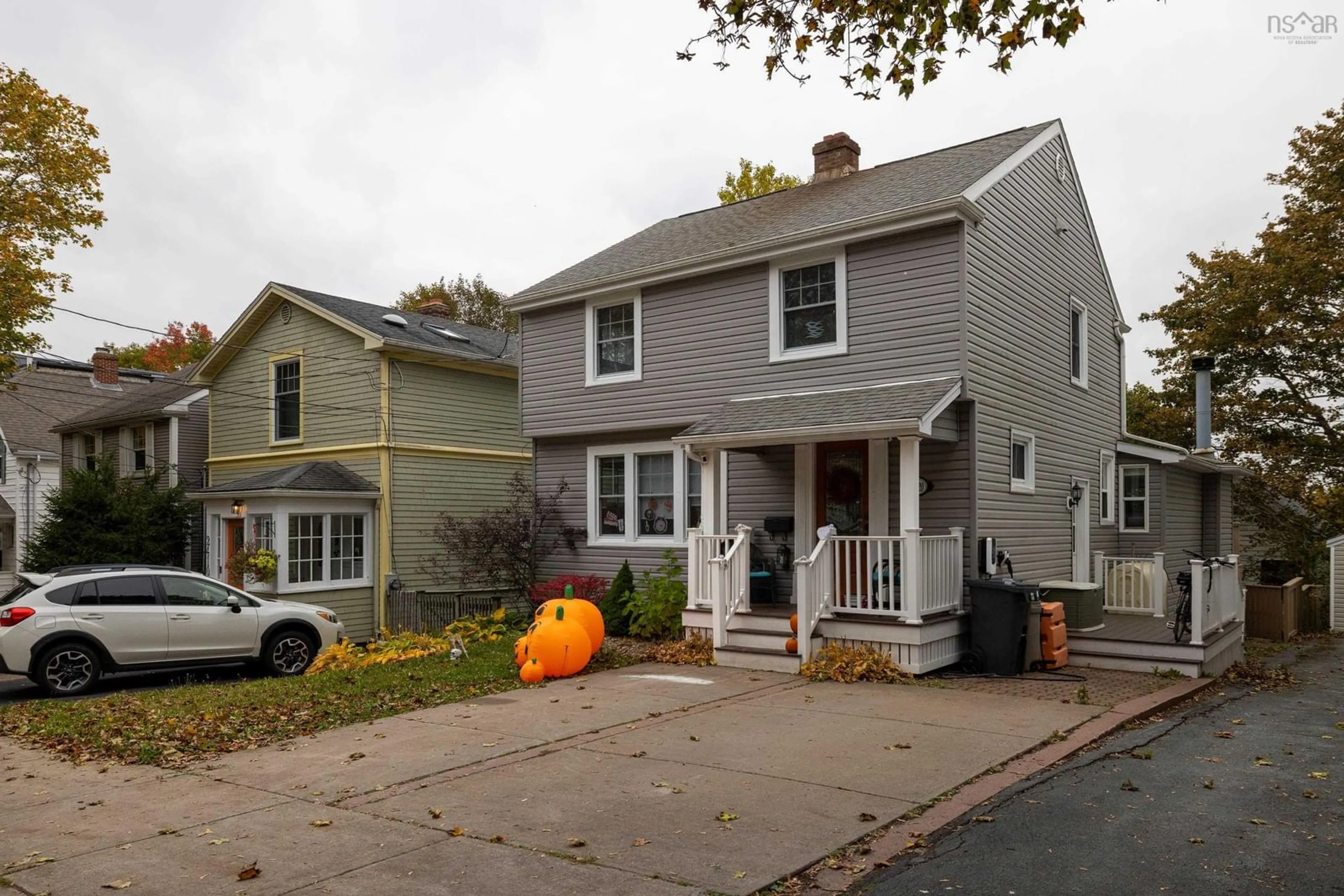 Home with vinyl exterior material, street for 2420 Westmount St, Halifax Nova Scotia B3L 3G6