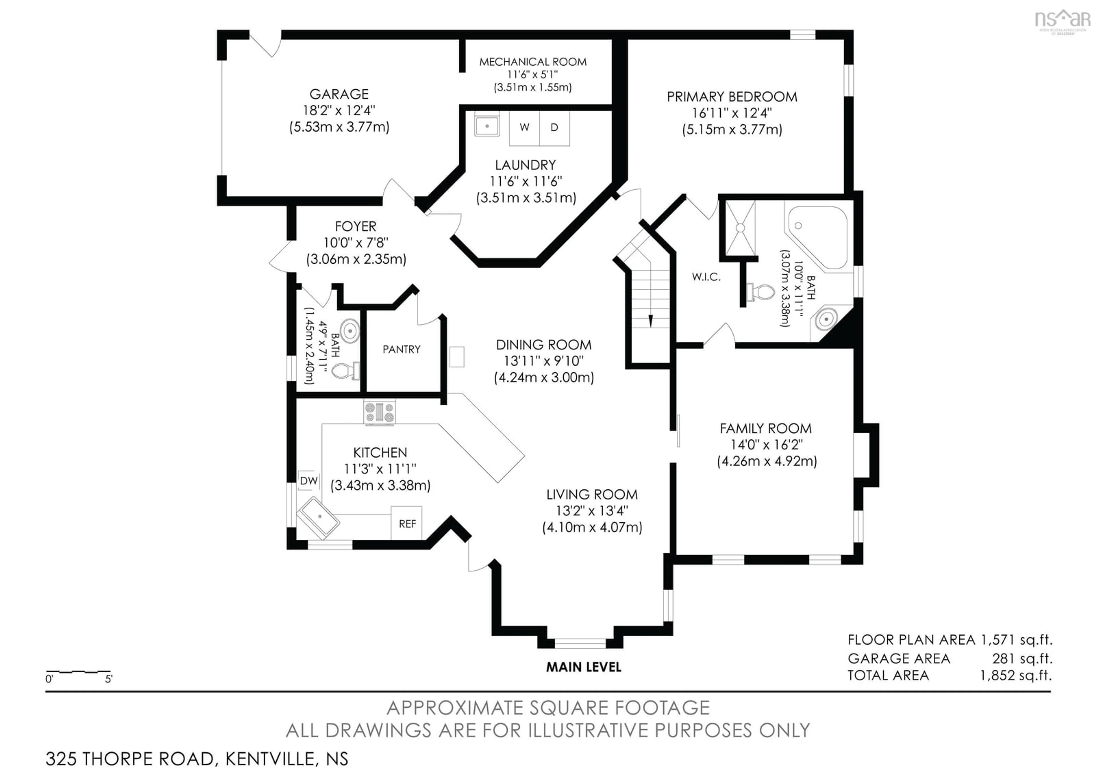Floor plan for 325 Thorpe Rd, Billtown Nova Scotia B4N 3V7