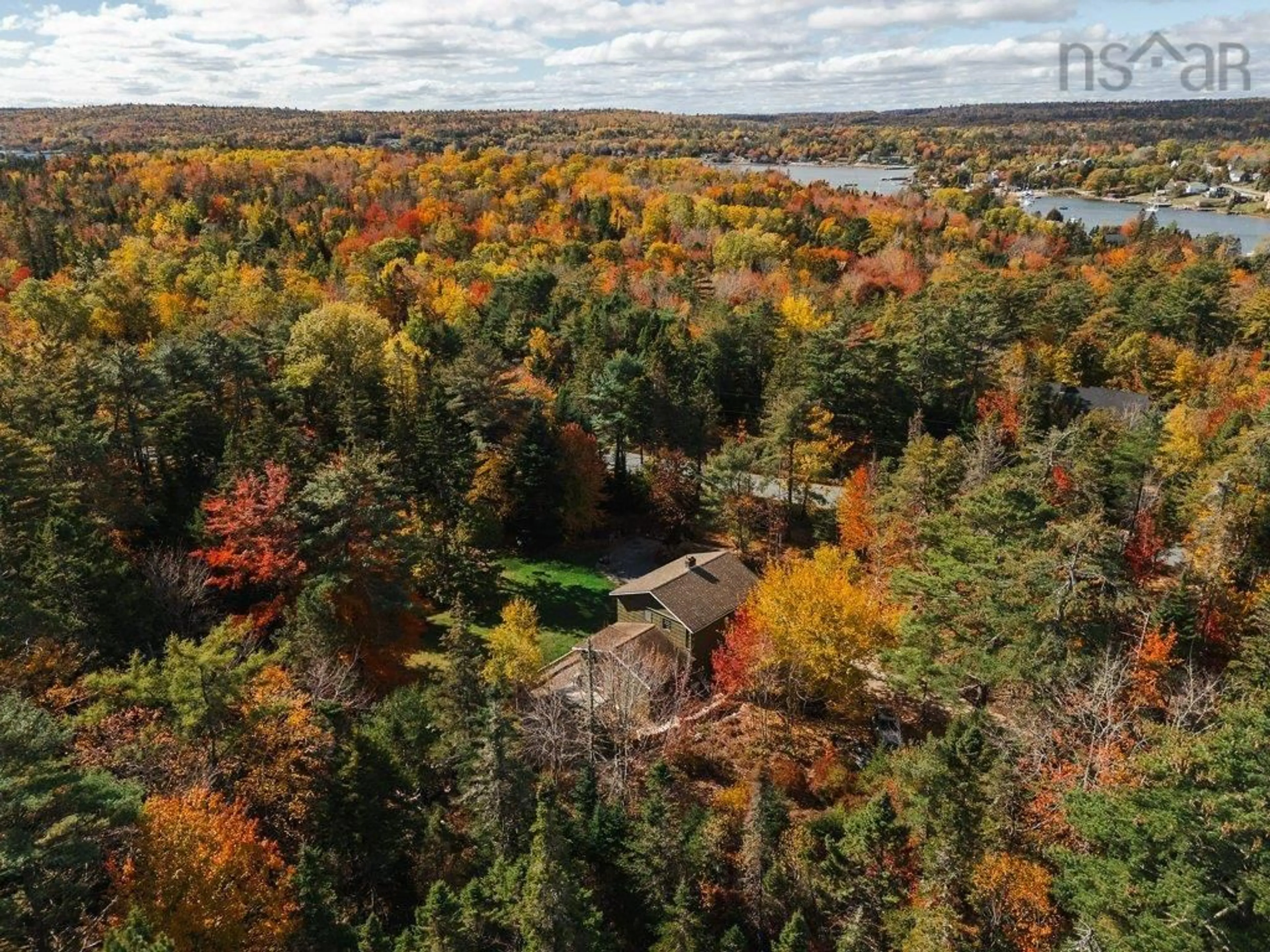 A pic from outside/outdoor area/front of a property/back of a property/a pic from drone, water/lake/river/ocean view for 72 Conrads Rd, Hubbards Nova Scotia B0J 1T0