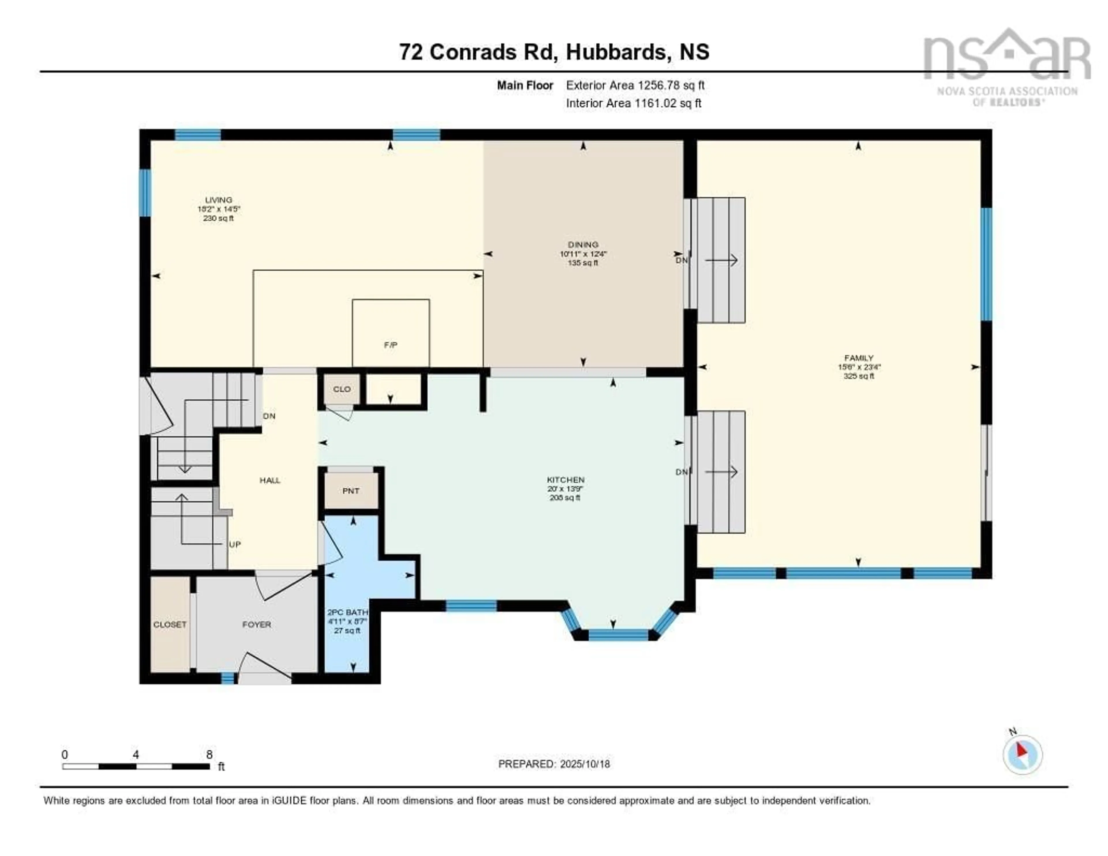 Floor plan for 72 Conrads Rd, Hubbards Nova Scotia B0J 1T0