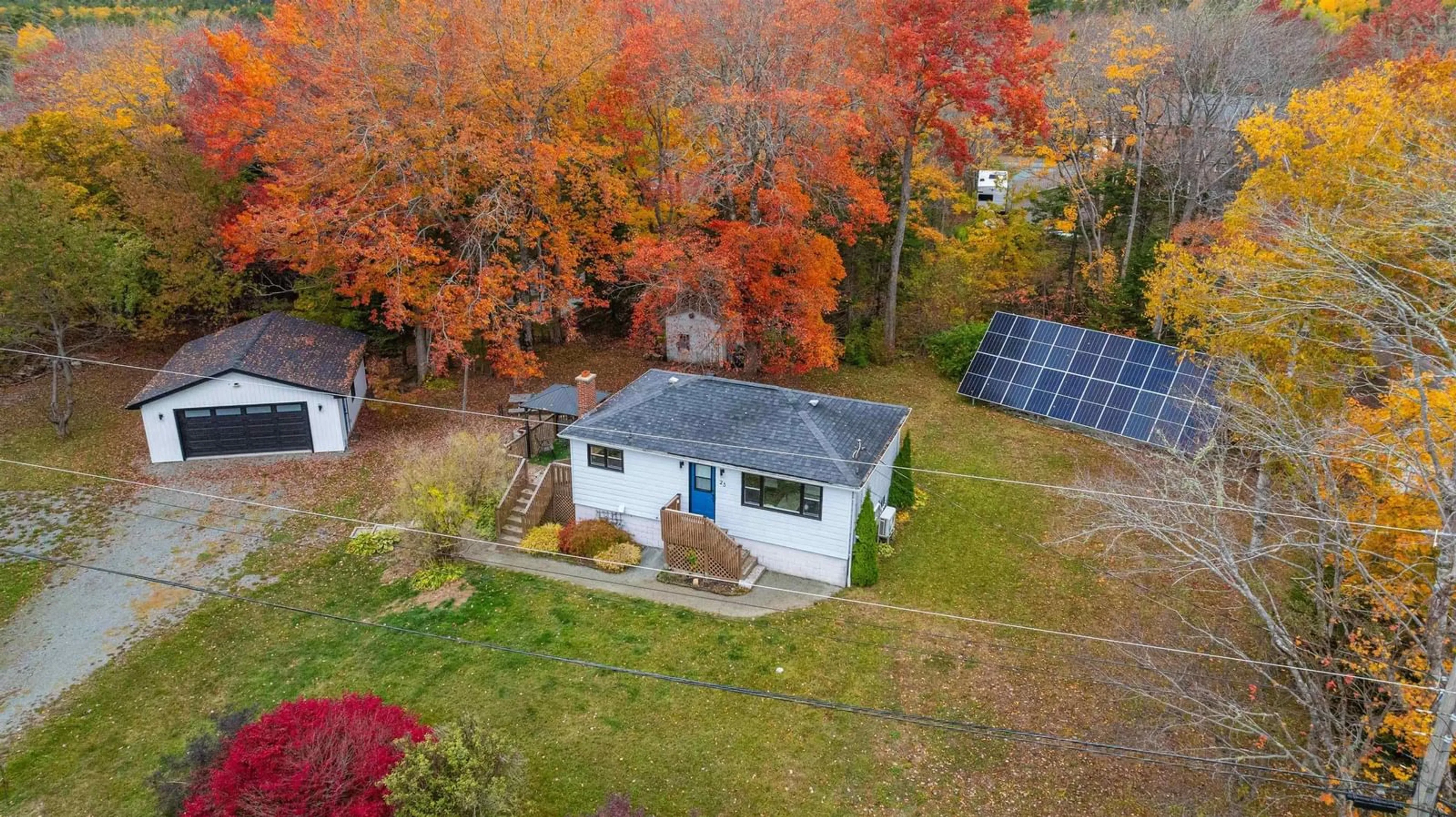 A pic from outside/outdoor area/front of a property/back of a property/a pic from drone, unknown for 23 Mill Rd, Mount Uniacke Nova Scotia B0N 1Z0