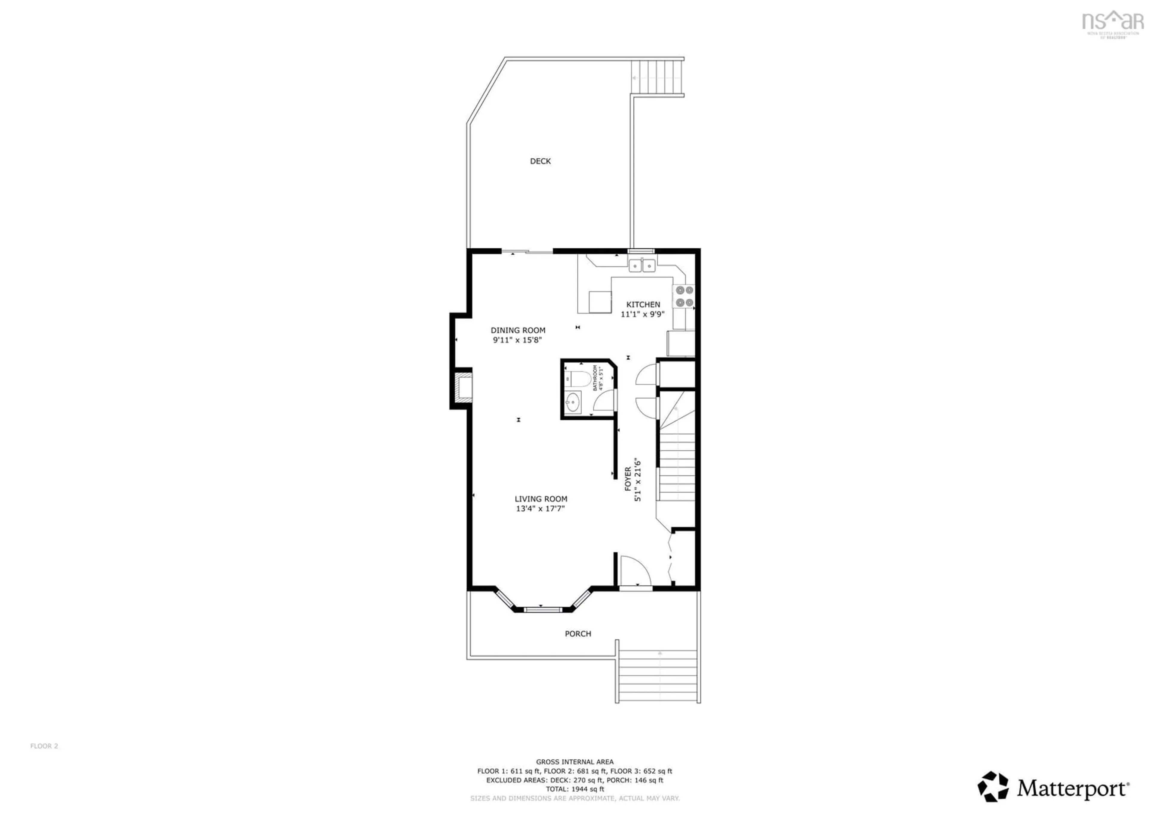 Floor plan for 3 Tutor Crt, Dartmouth Nova Scotia B3A 4X9