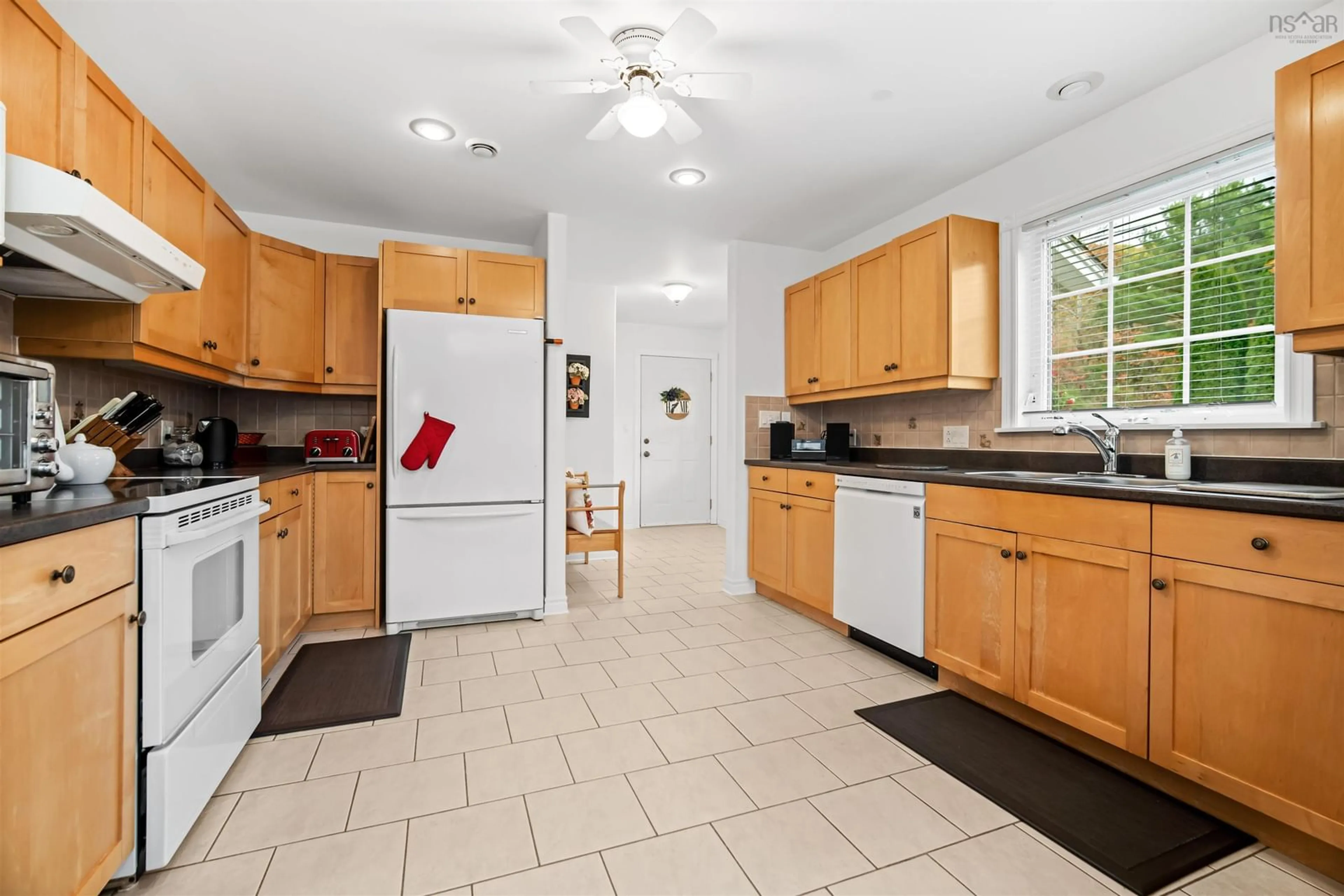 Standard kitchen, ceramic/tile floor for 42 Given Dr, Grand Lake Nova Scotia B2T 0K1