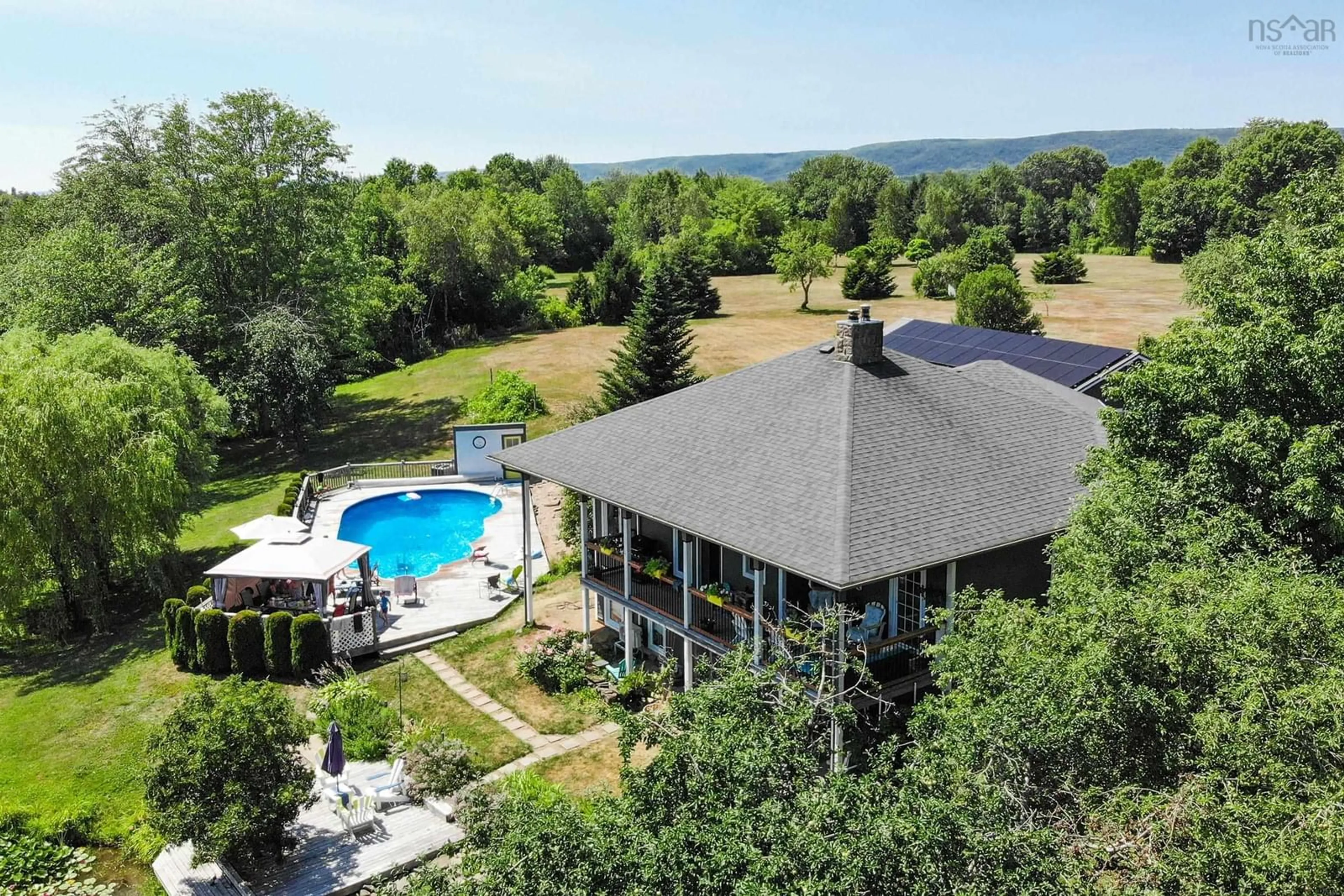 A pic from outside/outdoor area/front of a property/back of a property/a pic from drone, water/lake/river/ocean view for 39 Leonard Rd, Paradise Nova Scotia B0S 1E0