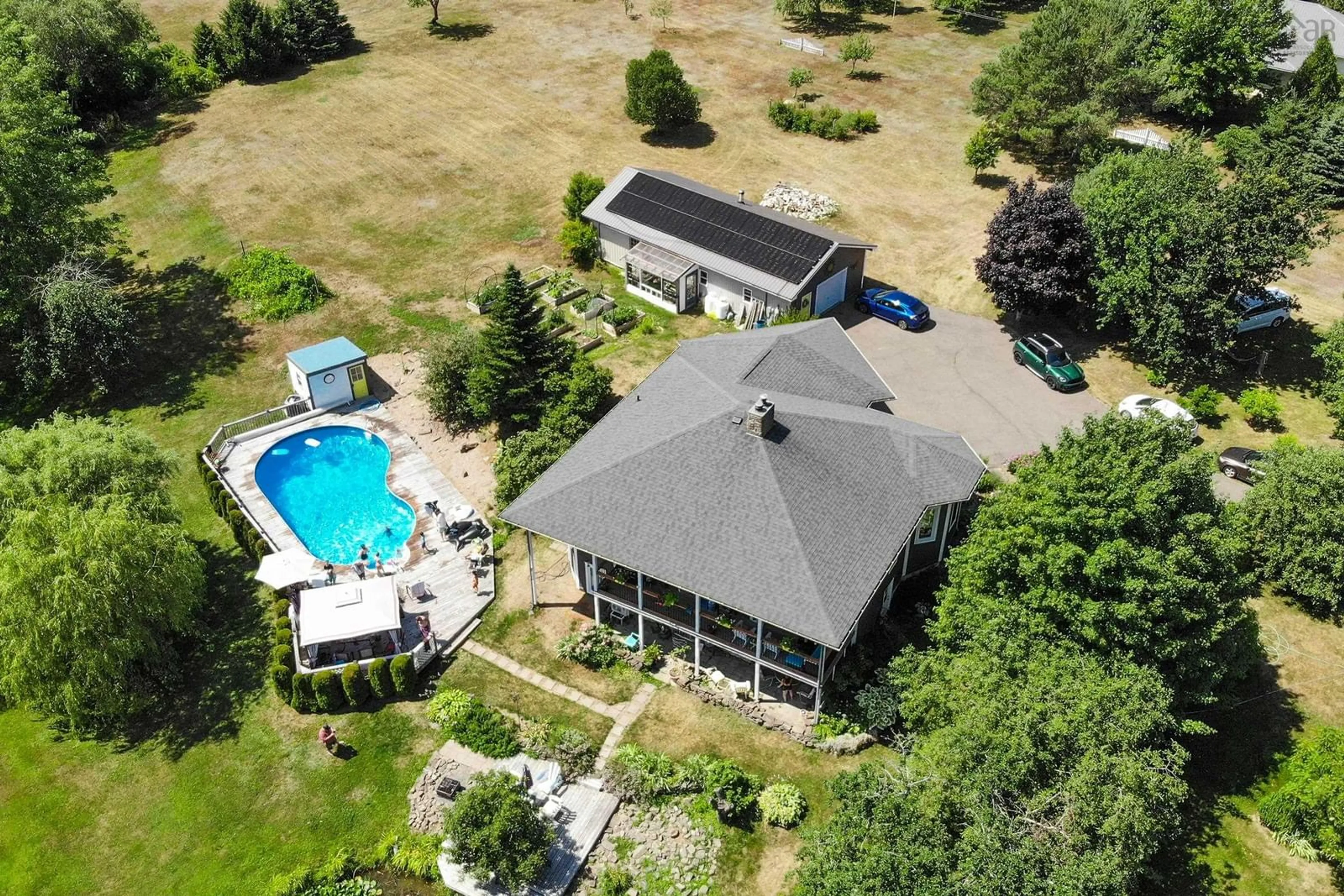 A pic from outside/outdoor area/front of a property/back of a property/a pic from drone, water/lake/river/ocean view for 39 Leonard Rd, Paradise Nova Scotia B0S 1E0