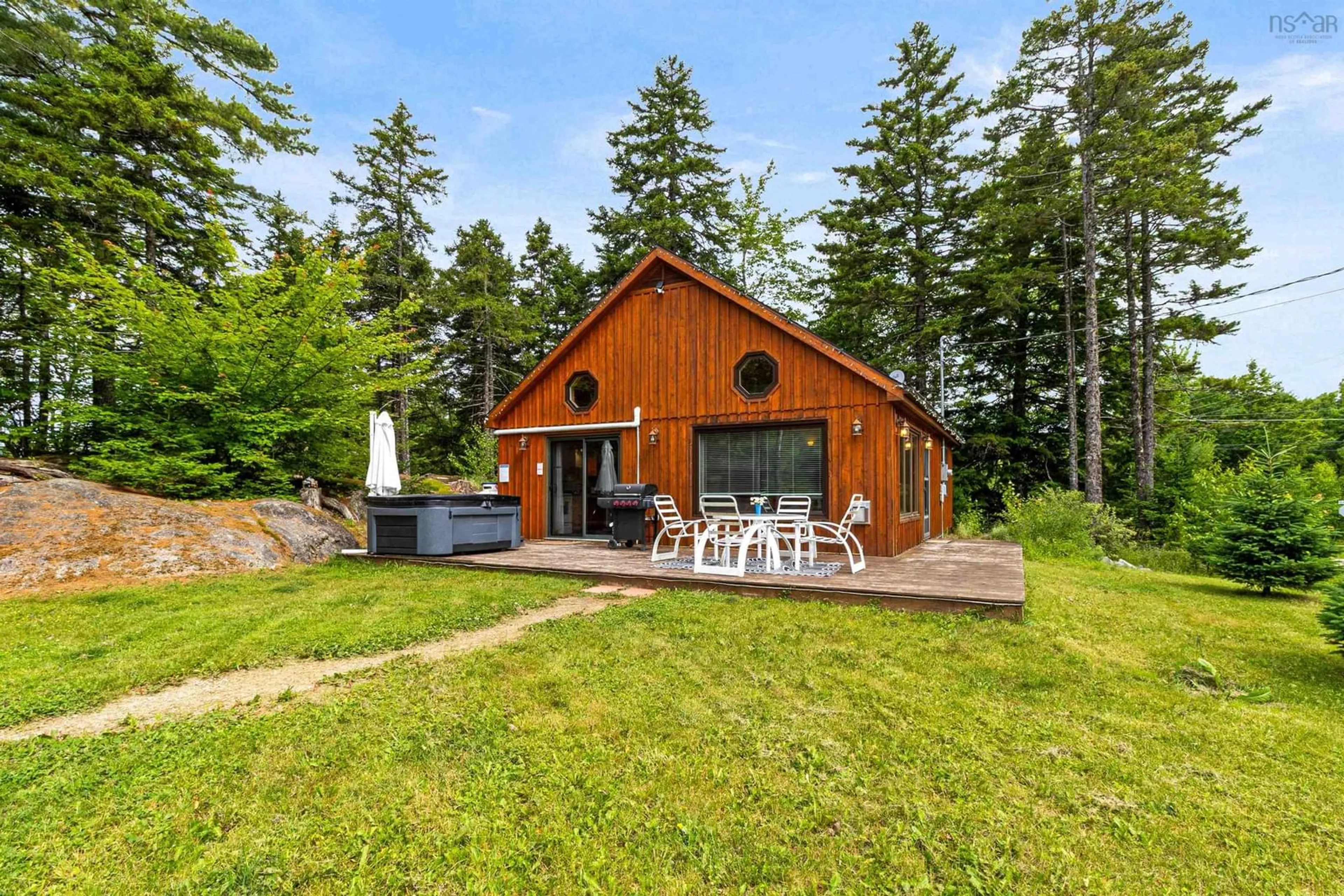 Patio, water/lake/river/ocean view for 6 Partridge Lane #47, Vaughan Nova Scotia B0N 2T0