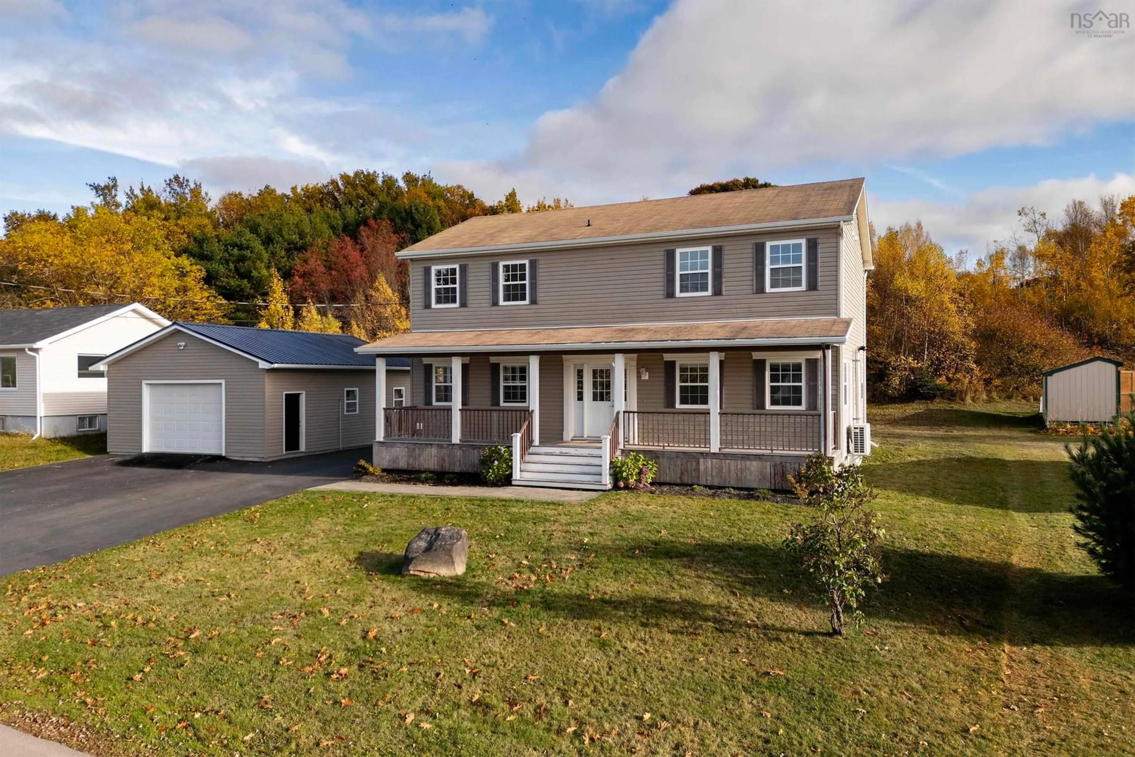 Home with vinyl exterior material, street for 25 Brownell Ave, Amherst Nova Scotia B4H 1Z8
