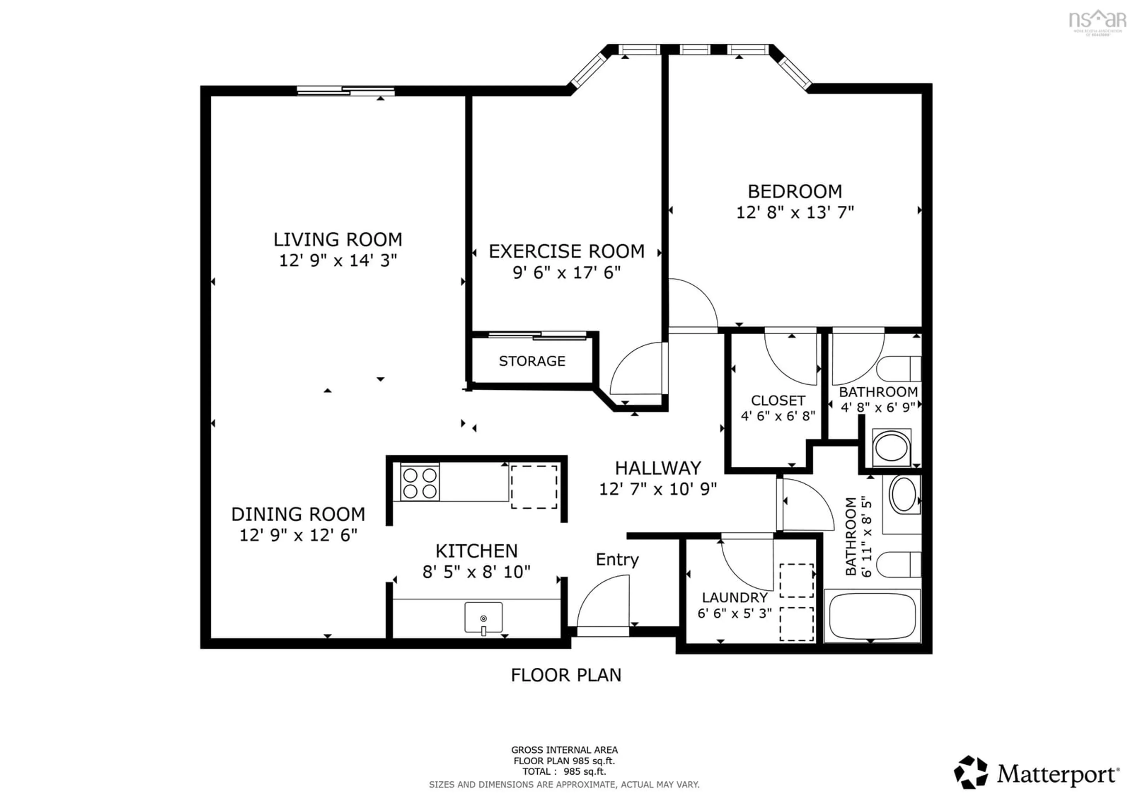 Floor plan for 9 Forest Hills Pky #137, Cole Harbour Nova Scotia B2W 0M5