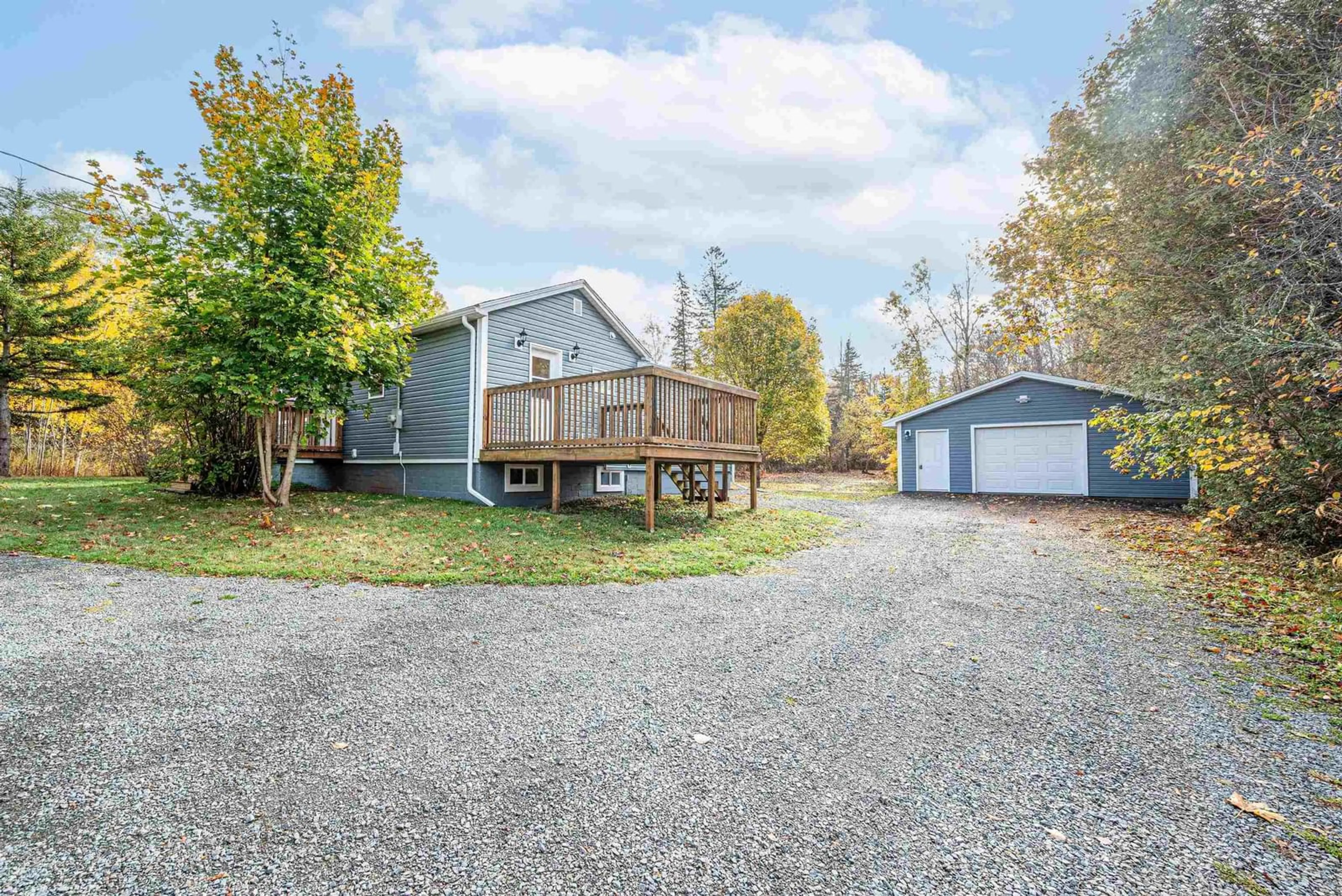 A pic from outside/outdoor area/front of a property/back of a property/a pic from drone, unknown for 8030 Highway 14, Brooklyn Nova Scotia B0N 2A0