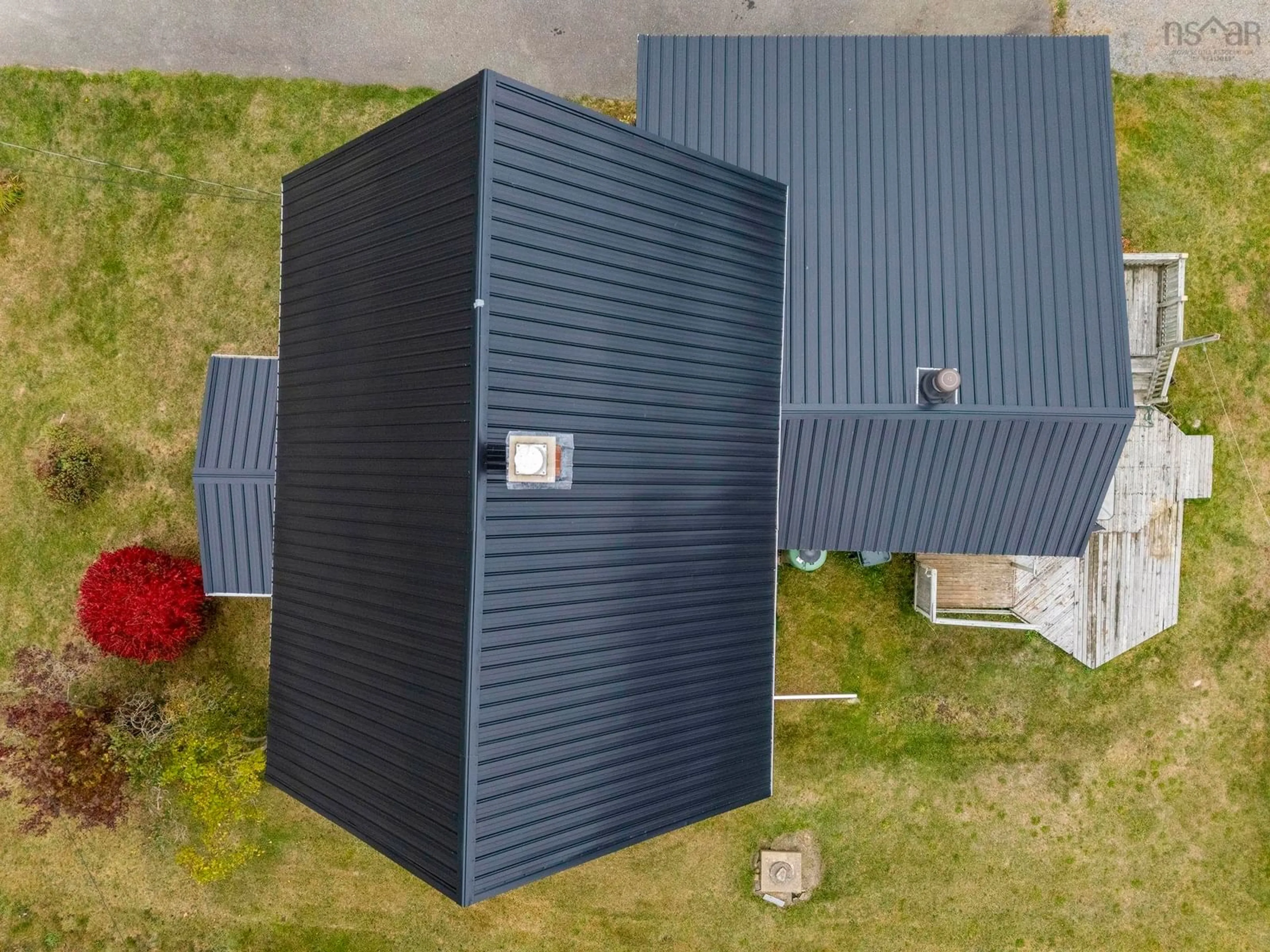 A pic from outside/outdoor area/front of a property/back of a property/a pic from drone, building for 3597 Highway 1, St. Bernard Nova Scotia B0W 3T0