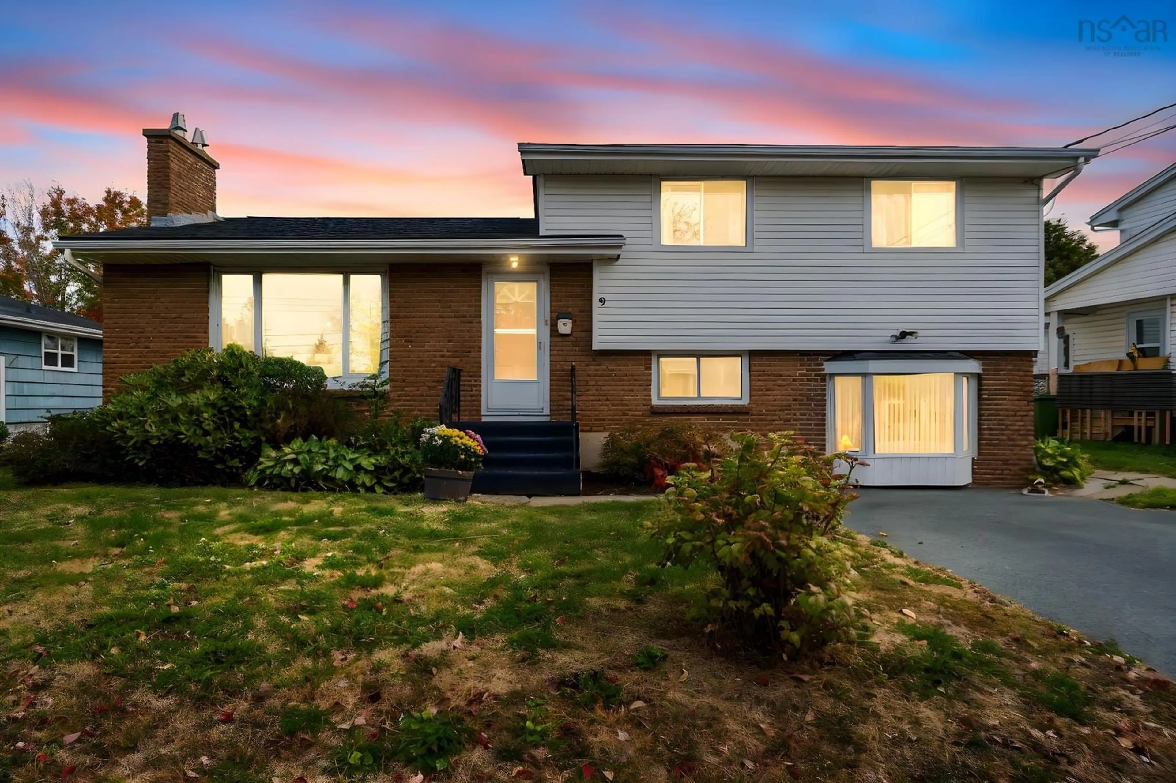 Home with brick exterior material, street for 9 Tobin Dr, Dartmouth Nova Scotia B2W 1W9