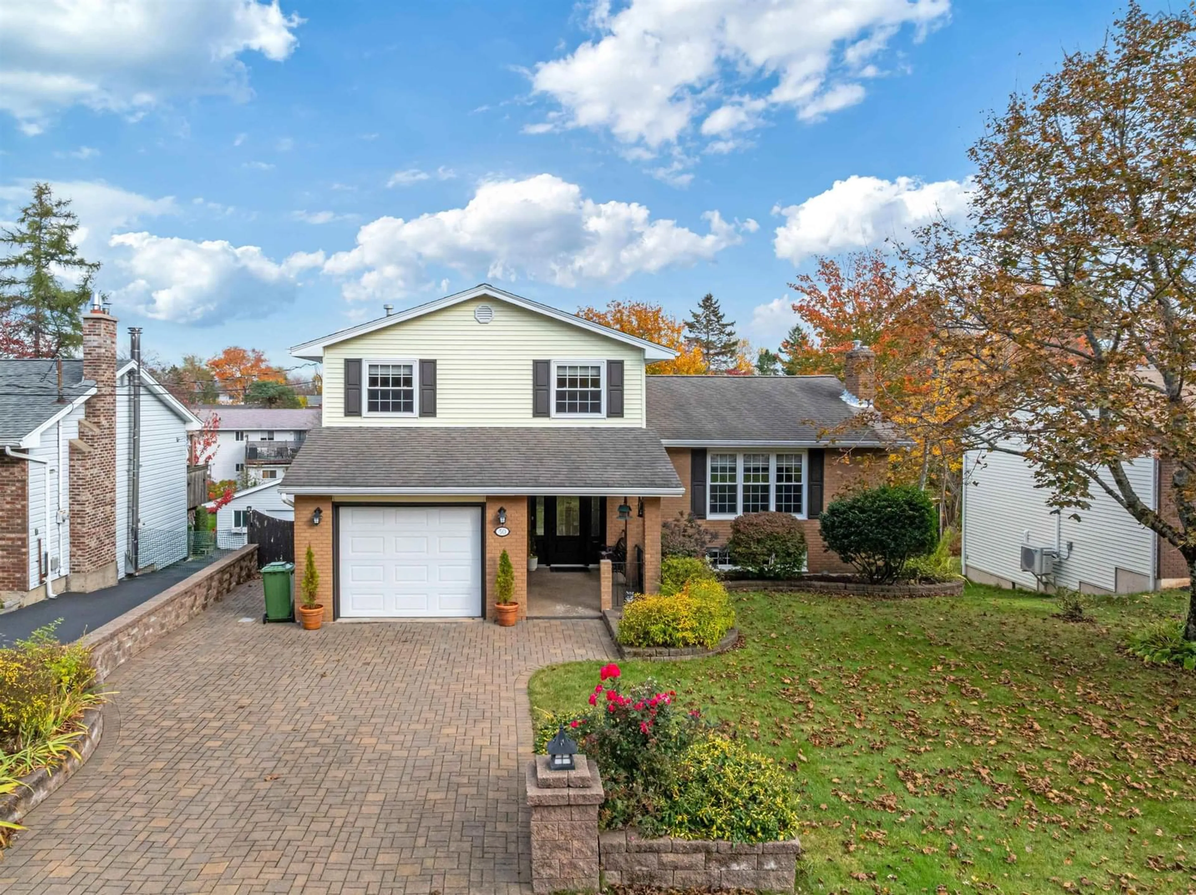 Home with vinyl exterior material, street for 50 Spence Dr, Cole Harbour Nova Scotia B2V 1W5