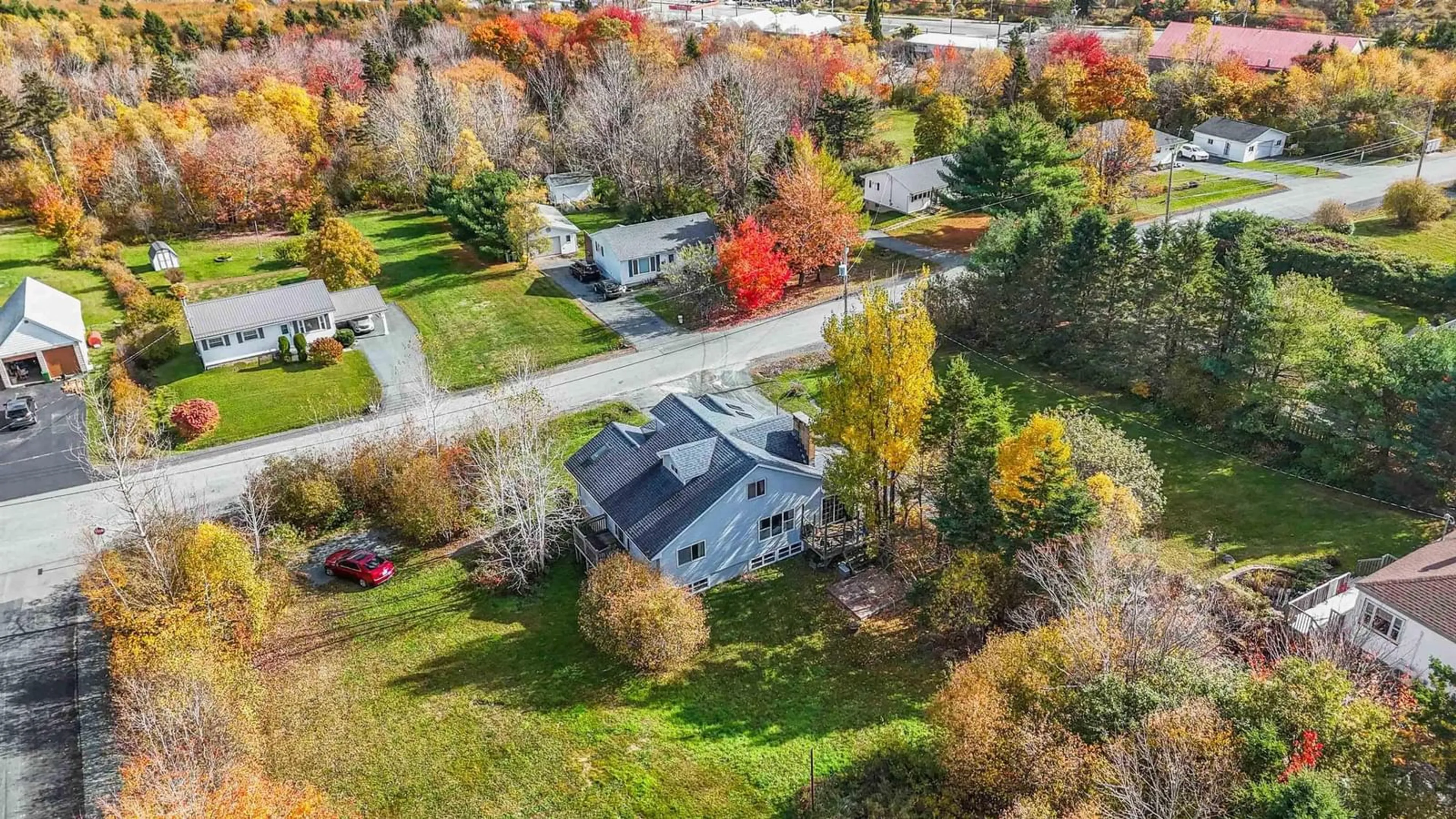 A pic from outside/outdoor area/front of a property/back of a property/a pic from drone, street for 54 Maclaughlin Rd, Westphal Nova Scotia B2W 3R9