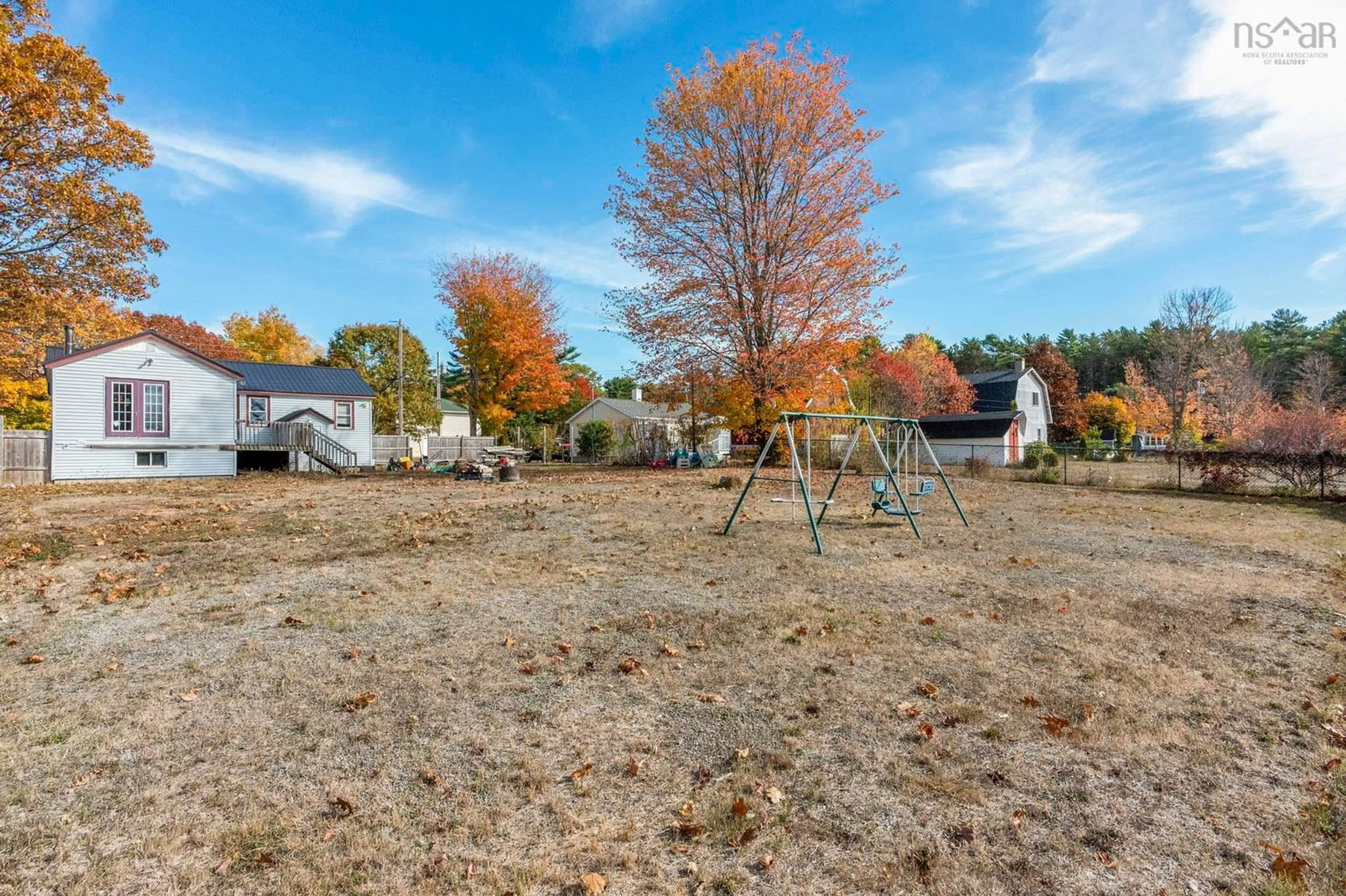 A pic from outside/outdoor area/front of a property/back of a property/a pic from drone, forest/trees view for 1119 Neily Crescent, Greenwood Nova Scotia B0P 1R0