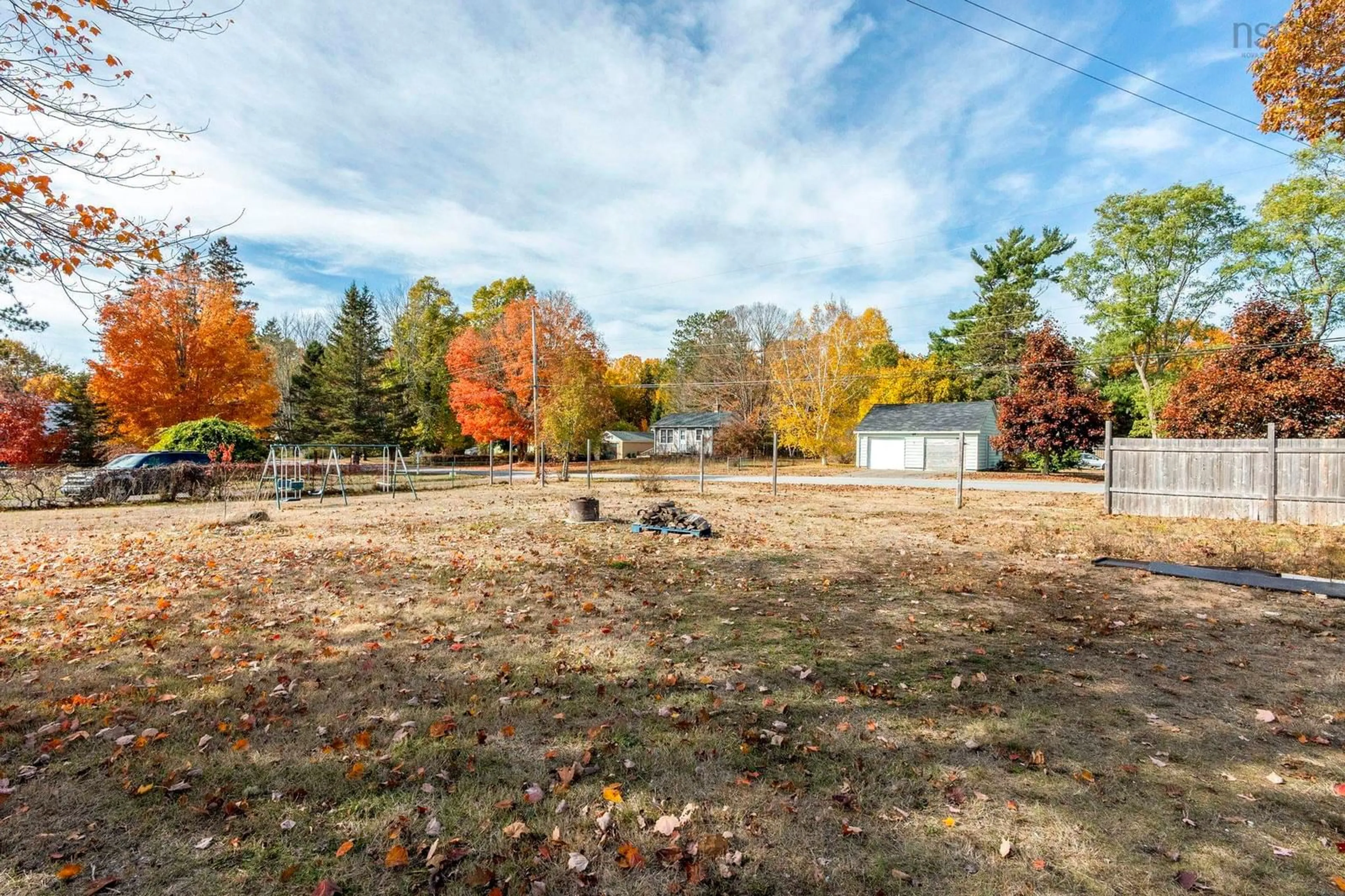 A pic from outside/outdoor area/front of a property/back of a property/a pic from drone, forest/trees view for 1119 Neily Crescent, Greenwood Nova Scotia B0P 1R0