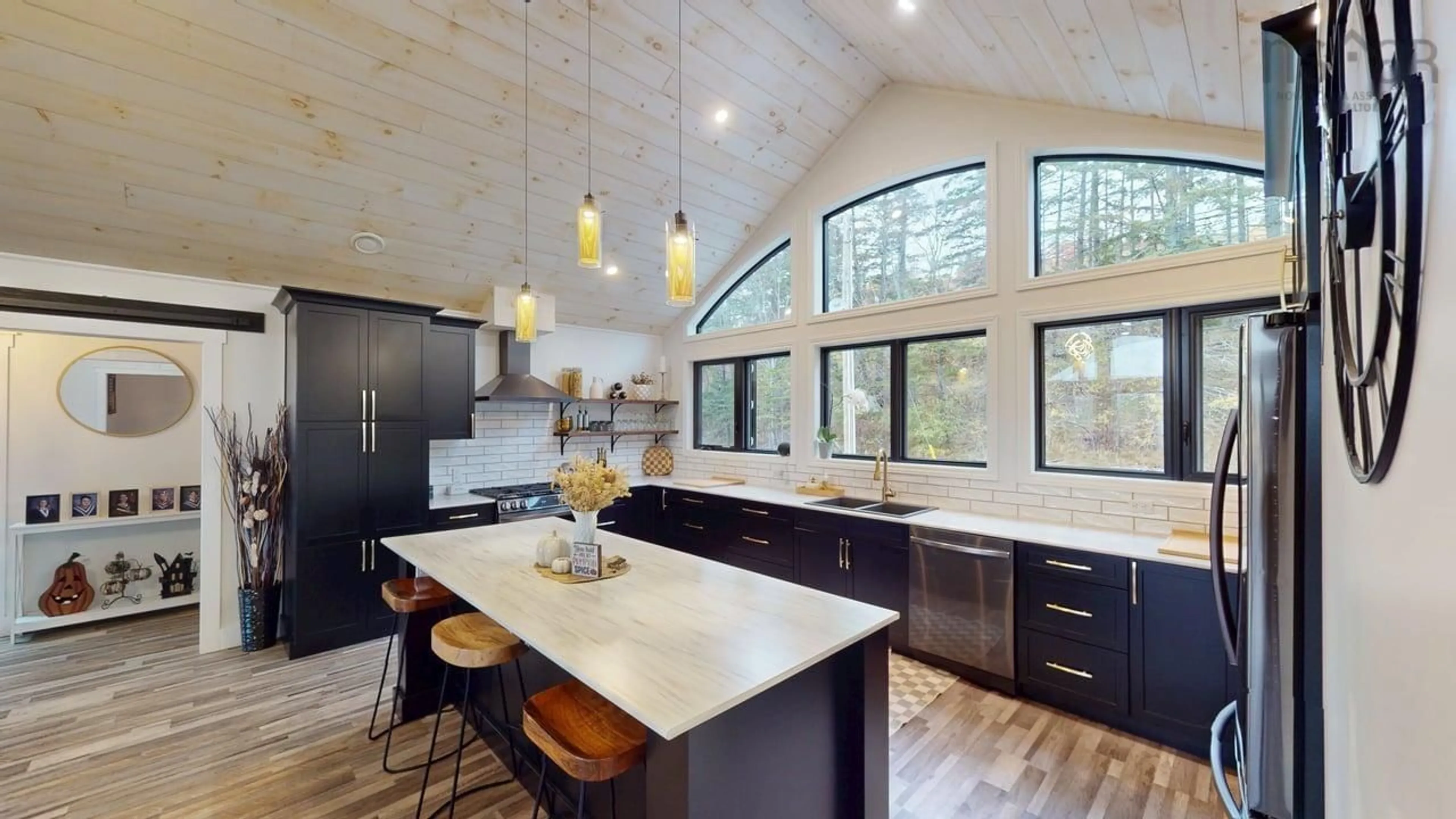 Open concept kitchen, unknown for 20 Birds Eye View Lane, North Grant Nova Scotia B2G 2L1