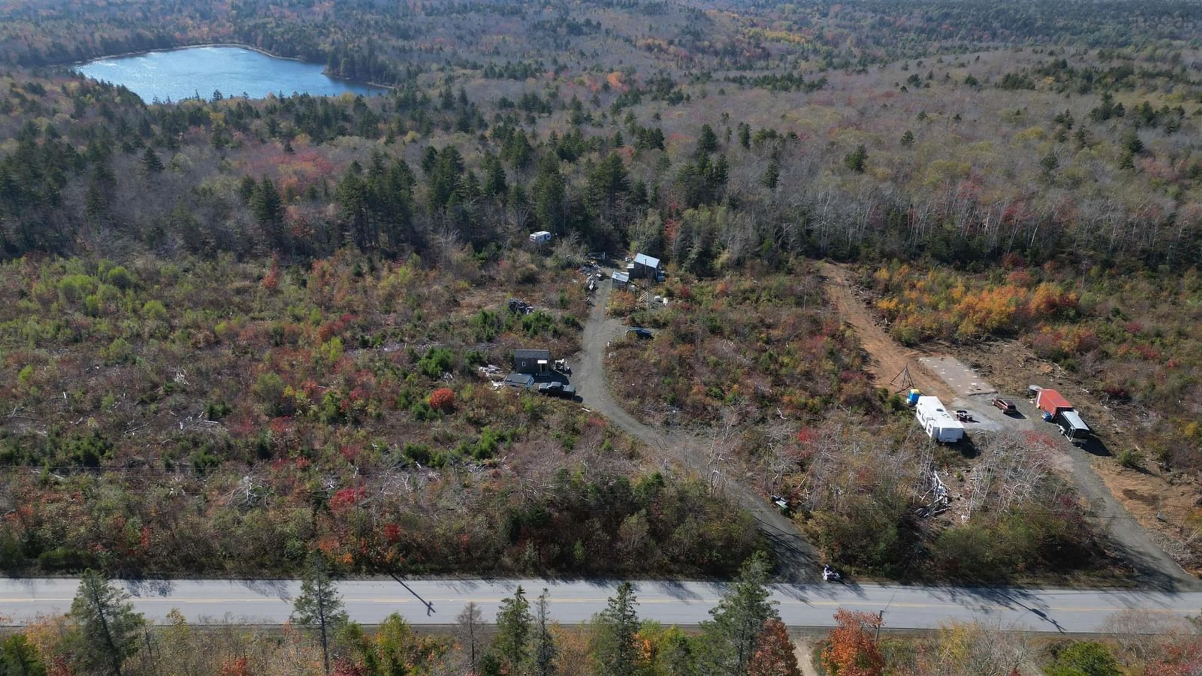 A pic from outside/outdoor area/front of a property/back of a property/a pic from drone, forest/trees view for Hampton Mountain Rd #Lot 2023, Hampton Nova Scotia B0S 1C0