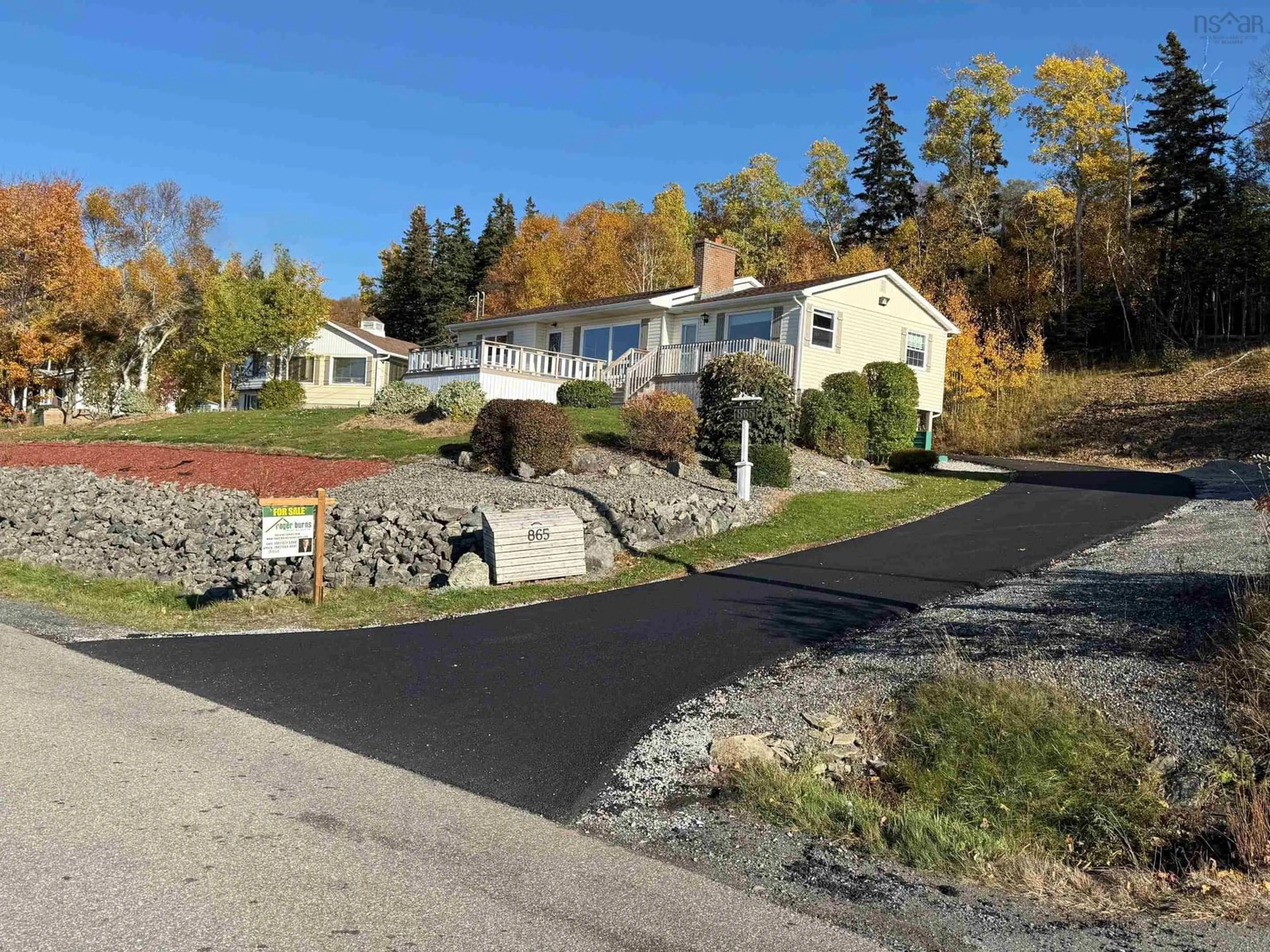 A pic from outside/outdoor area/front of a property/back of a property/a pic from drone, mountain view for 865 Georges River Rd, Georges River Nova Scotia B1L 1H1