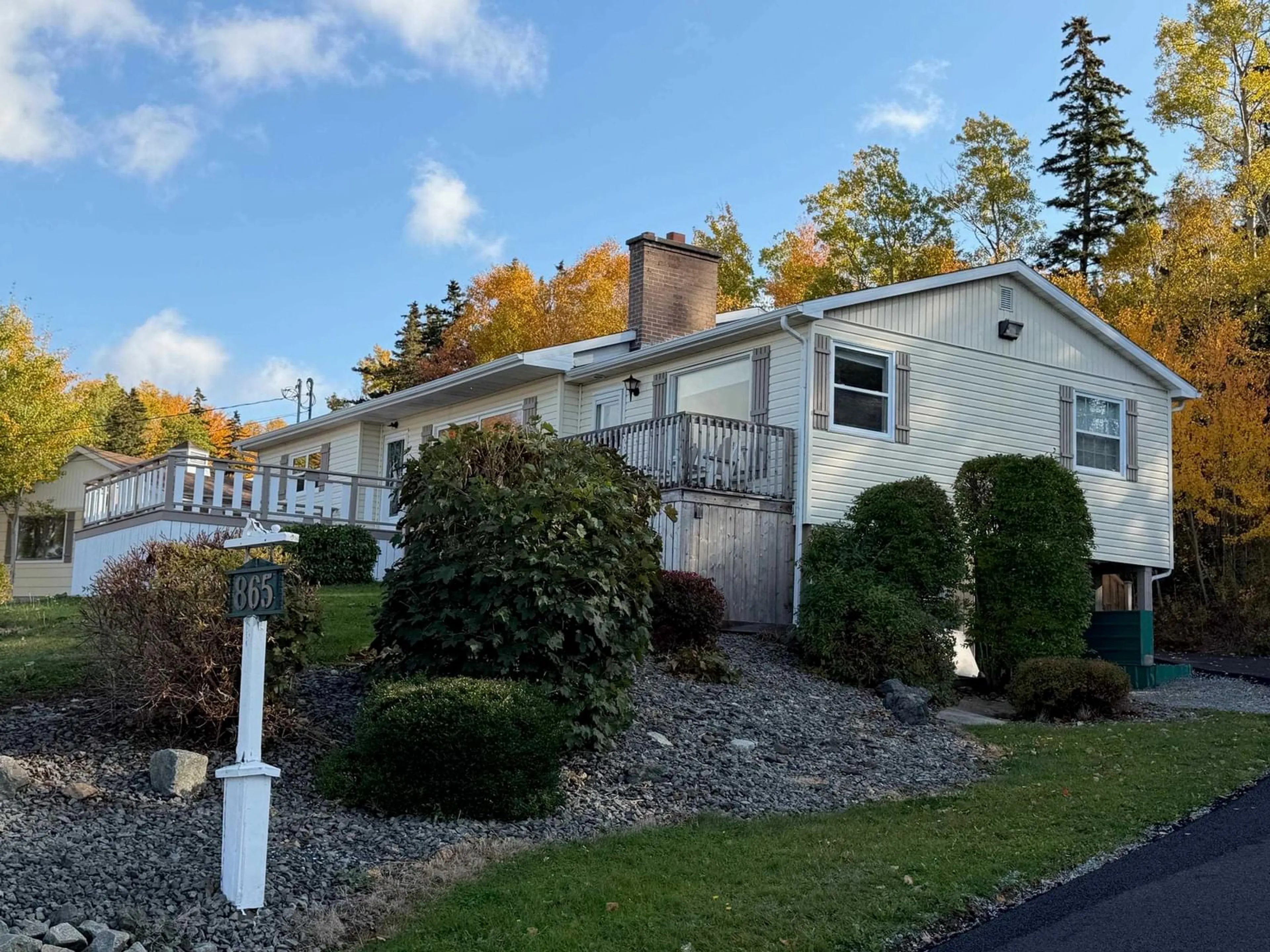 Home with vinyl exterior material, mountain view for 865 Georges River Rd, Georges River Nova Scotia B1L 1H1