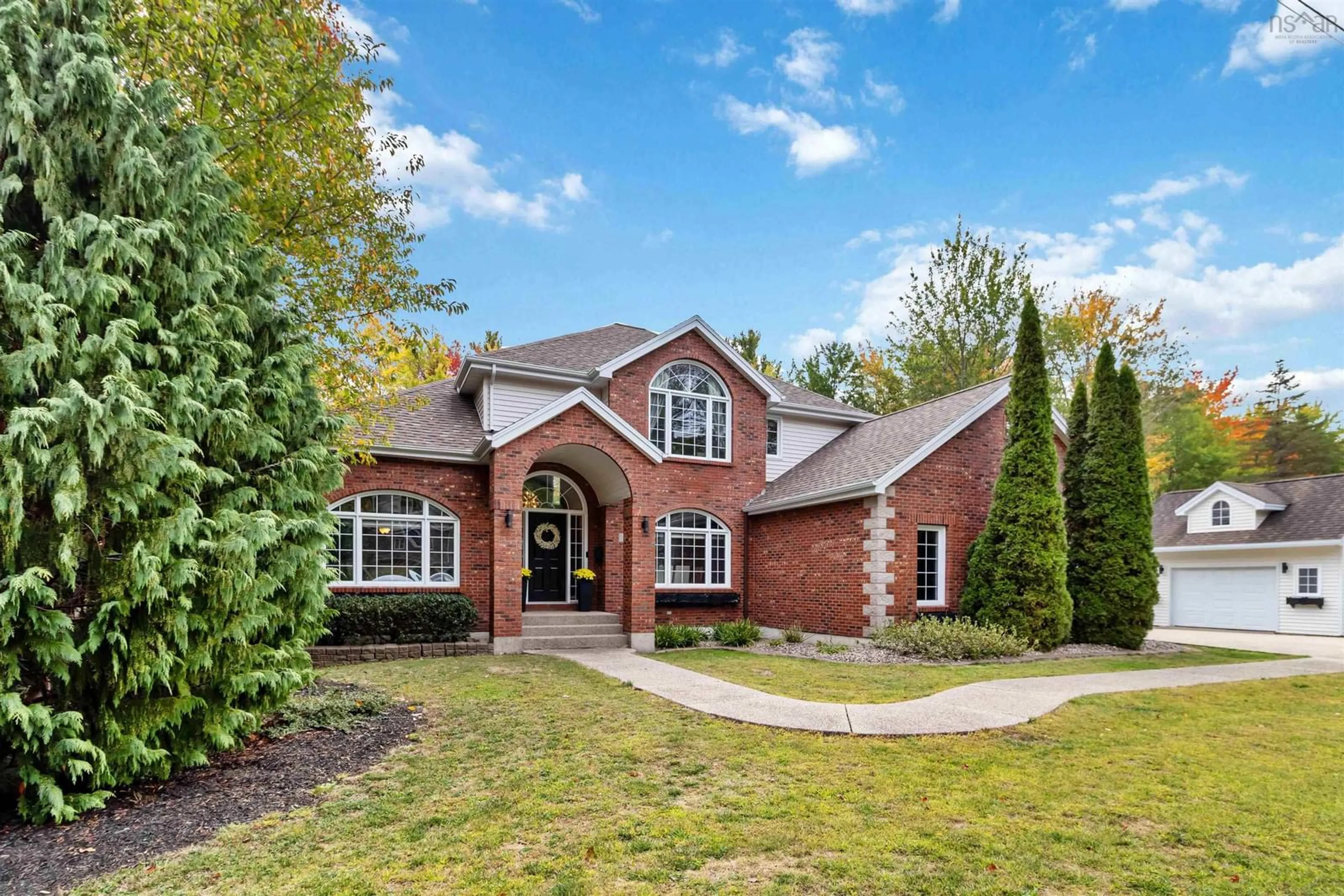 Home with brick exterior material, street for 16 Cresthaven Crt, Bridgewater Nova Scotia B4V 3Z3