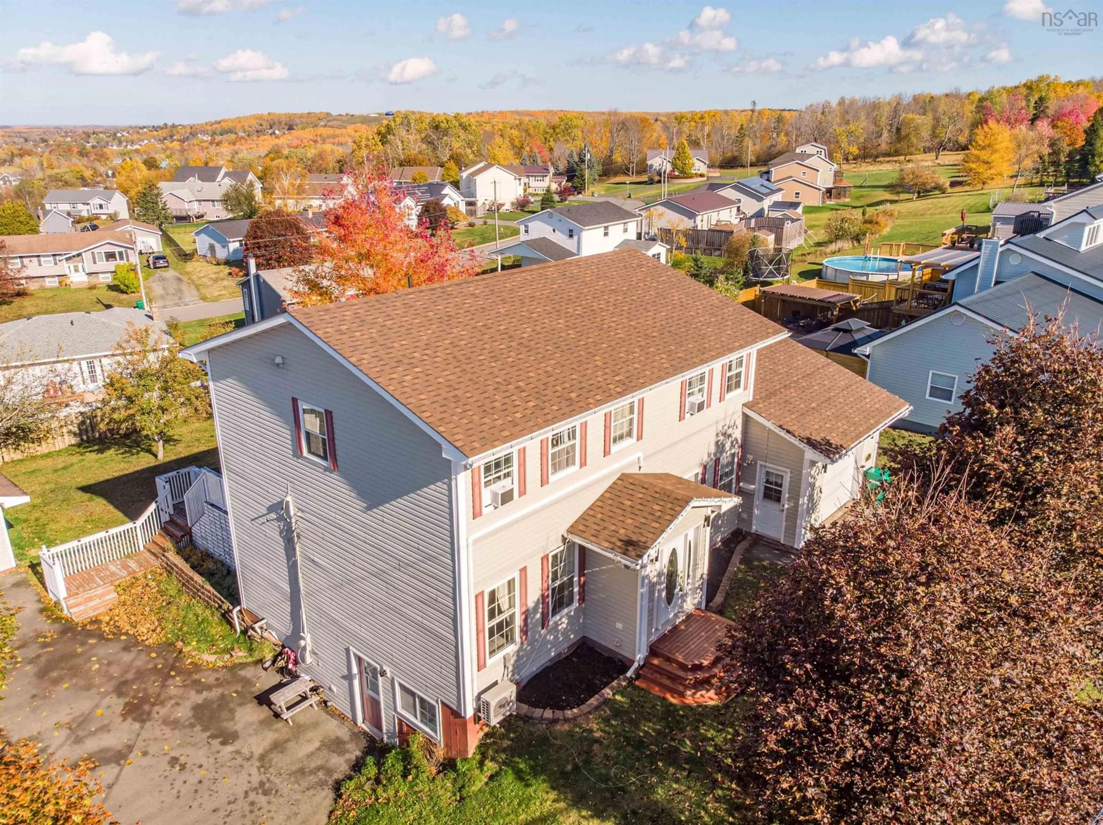 A pic from outside/outdoor area/front of a property/back of a property/a pic from drone, street for 320 Mountain Road, New Glasgow , N.S., New Glasgow Nova Scotia B2H 5W1