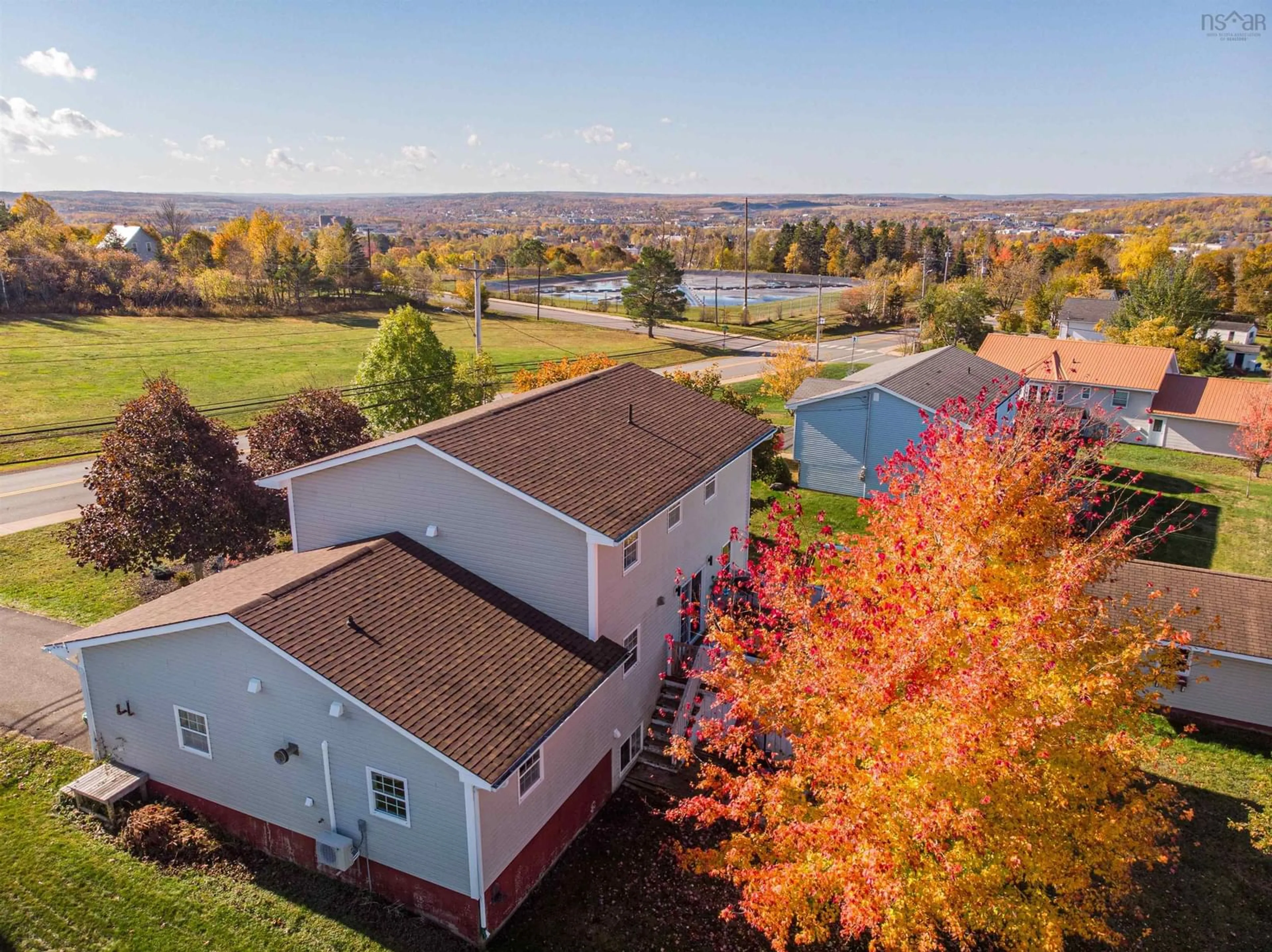 A pic from outside/outdoor area/front of a property/back of a property/a pic from drone, water/lake/river/ocean view for 320 Mountain Road, New Glasgow , N.S., New Glasgow Nova Scotia B2H 5W1