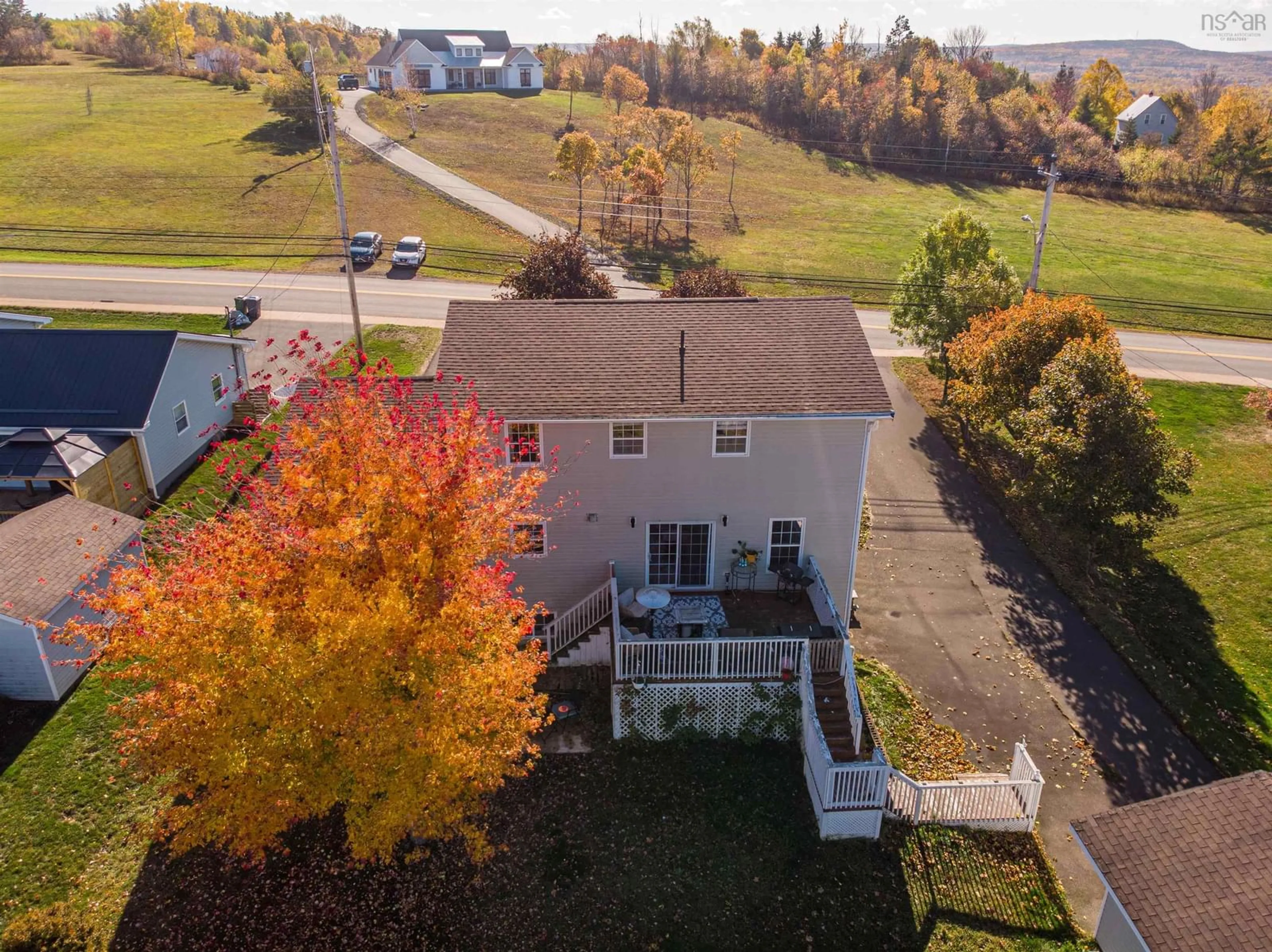 A pic from outside/outdoor area/front of a property/back of a property/a pic from drone, unknown for 320 Mountain Road, New Glasgow , N.S., New Glasgow Nova Scotia B2H 5W1