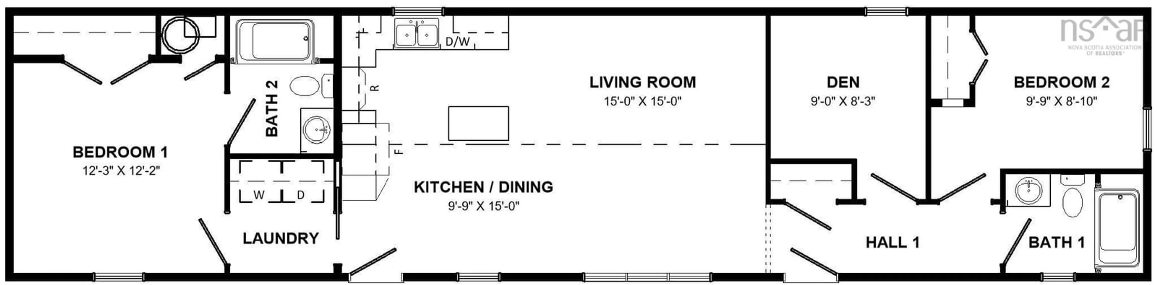 Floor plan for Indian Rd #2, Upper Nine Mile River Nova Scotia B2S 2Z2