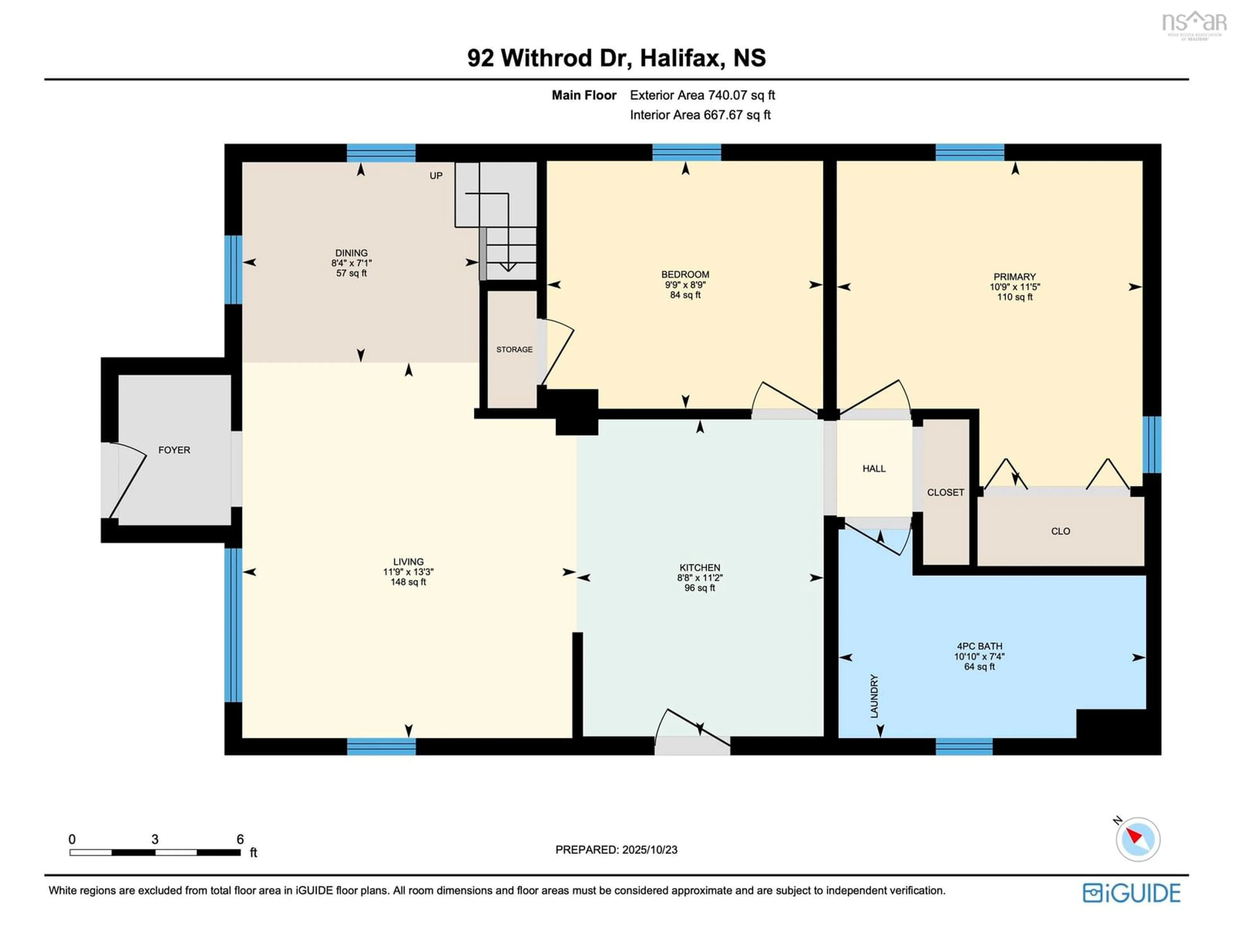 Floor plan for 92 Withrod Dr, Halifax Nova Scotia B3N 1B7