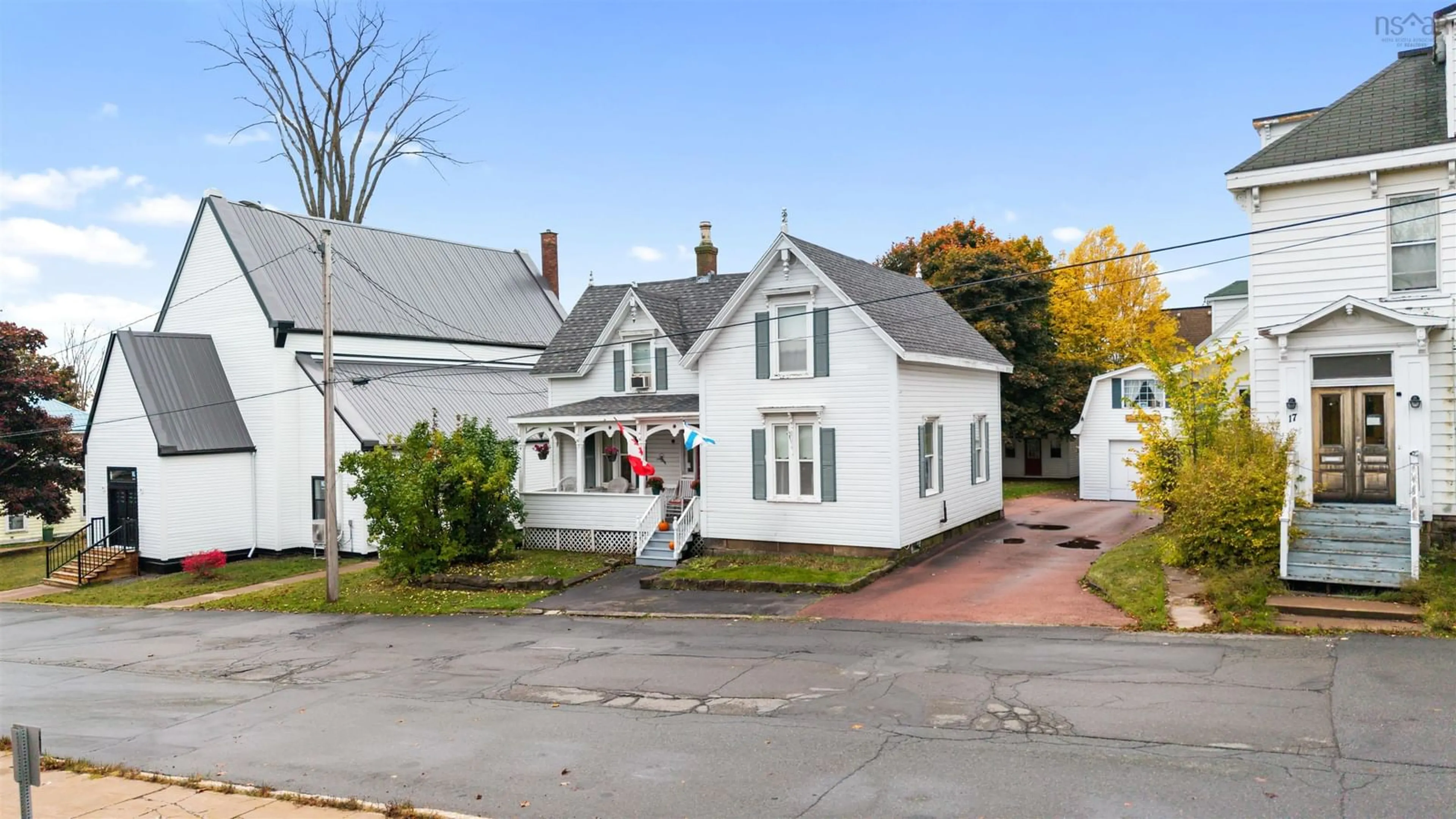 A pic from outside/outdoor area/front of a property/back of a property/a pic from drone, street for 15 Prince St, Pictou Nova Scotia B0K 1H0