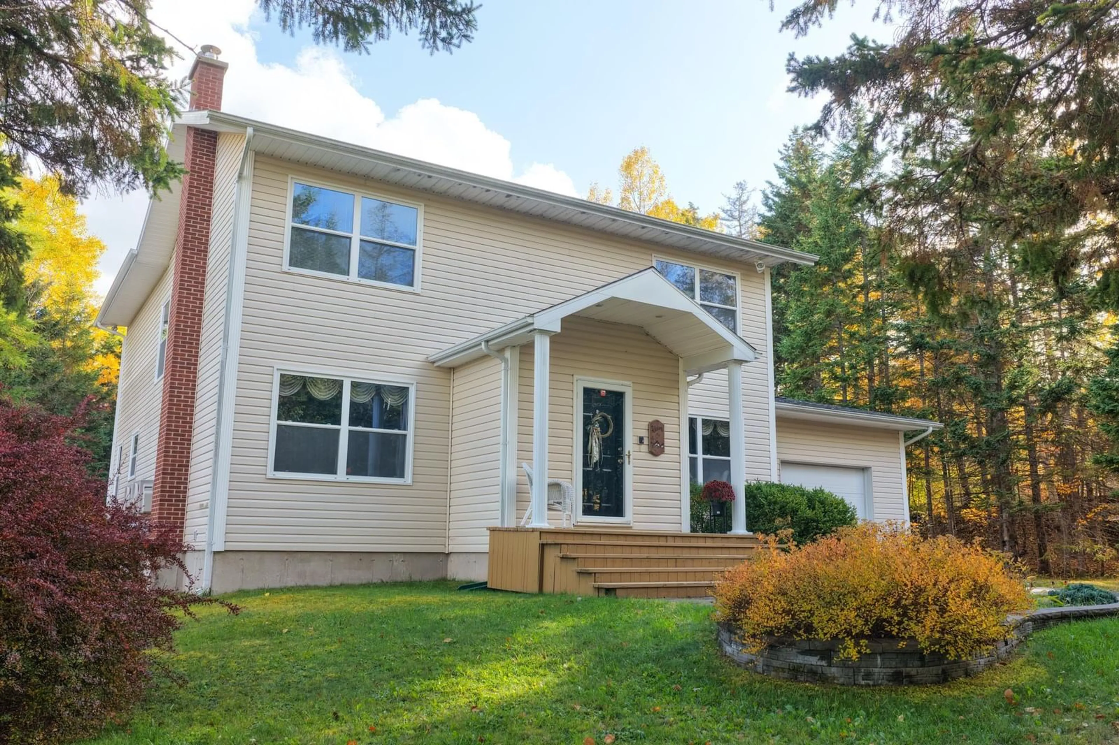 Home with vinyl exterior material, street for 1369 Coxheath Rd, Coxheath Nova Scotia B1L 1B3