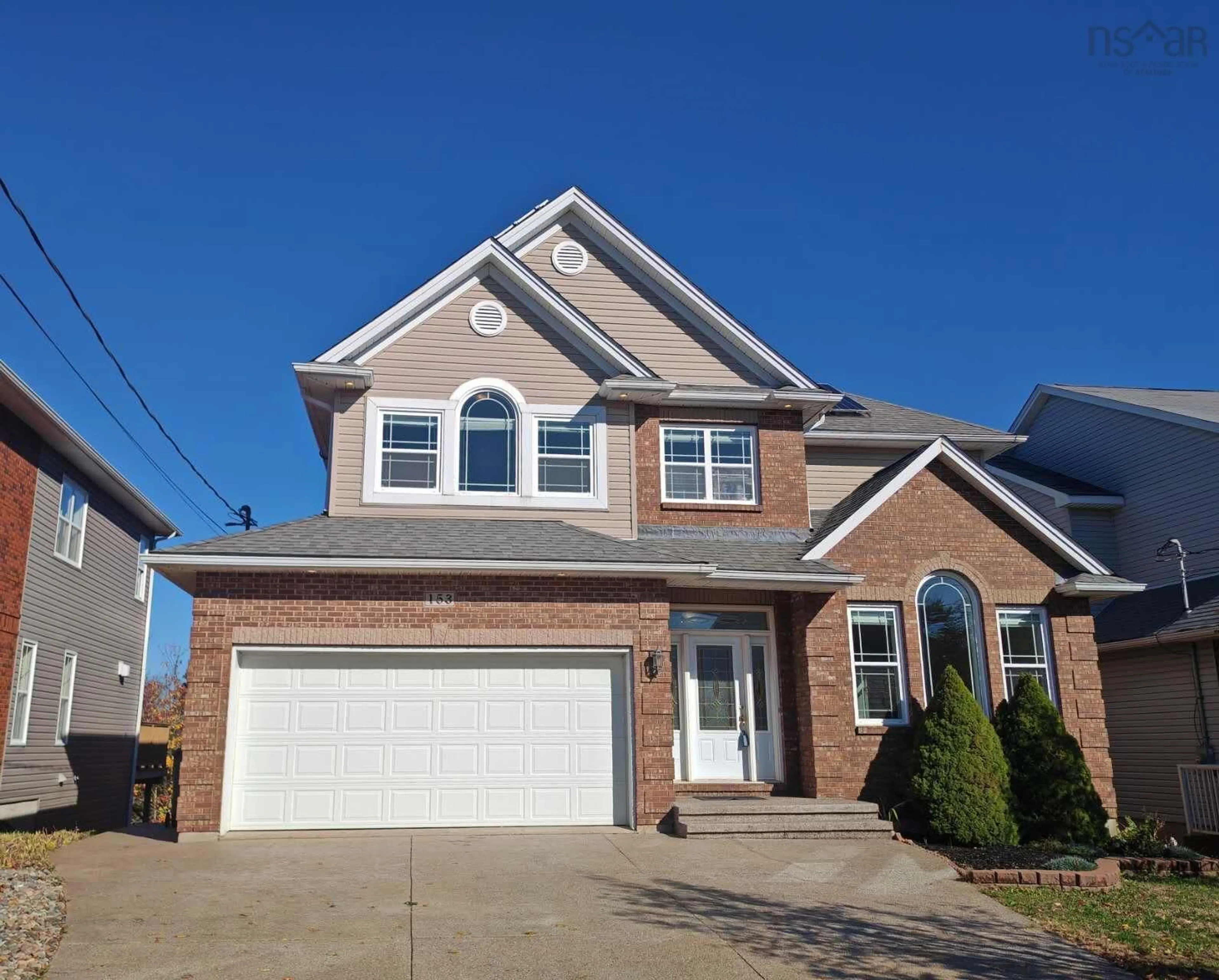 Home with brick exterior material, street for 153 Ravines Dr, Bedford Nova Scotia B4A 0A4